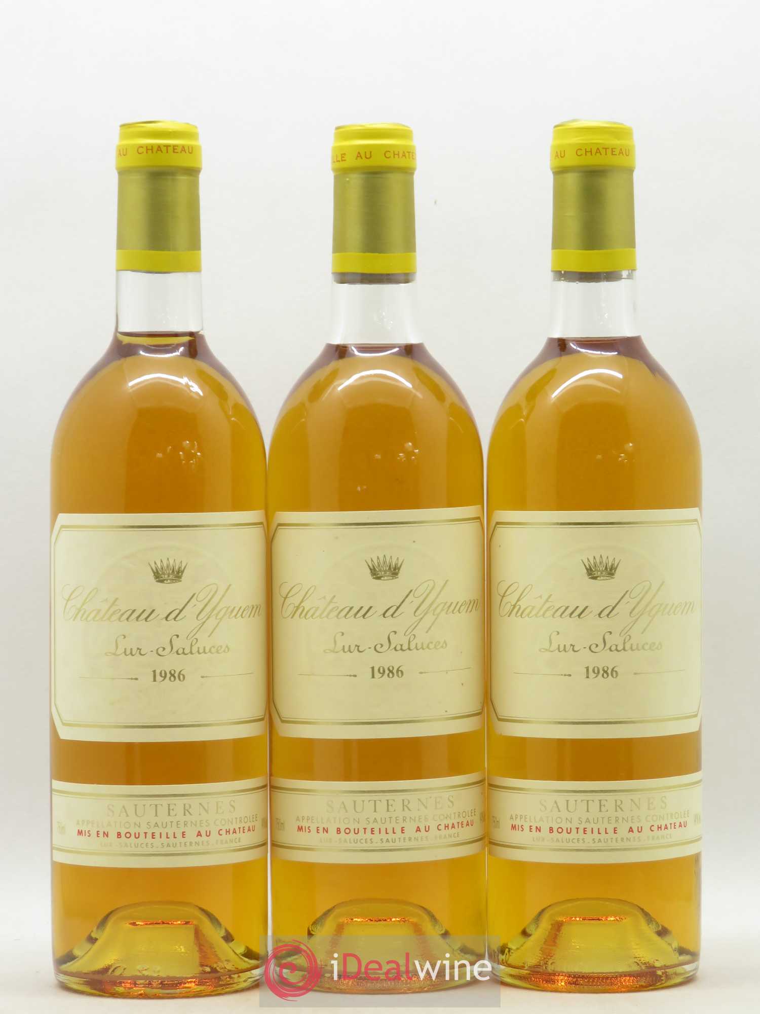 Château d' Yquem 1er Cru Classé Supérieur 1986 - Lotto di 12 bottiglie - 3