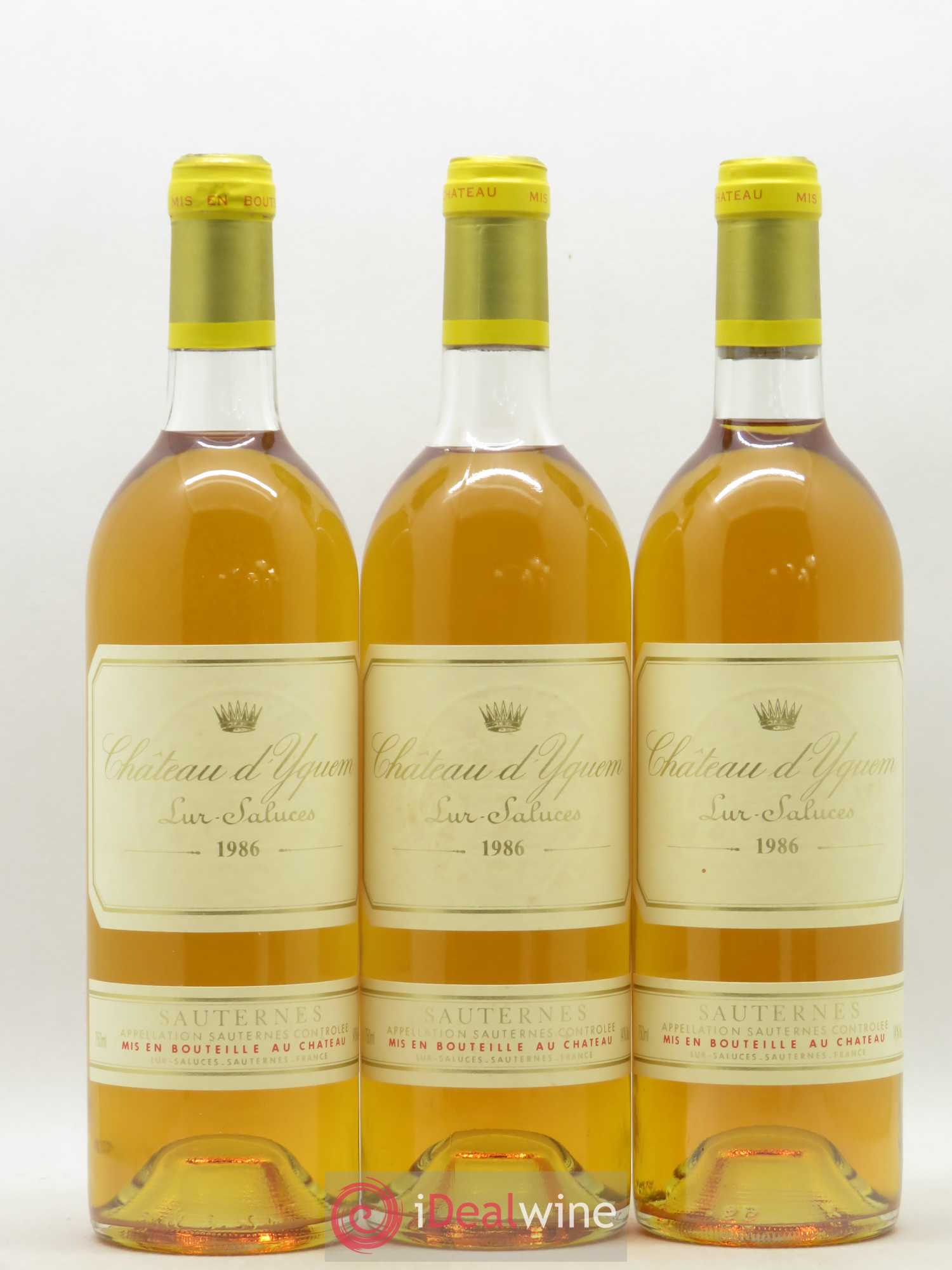 Château d' Yquem 1er Cru Classé Supérieur 1986 - Lotto di 12 bottiglie - 4