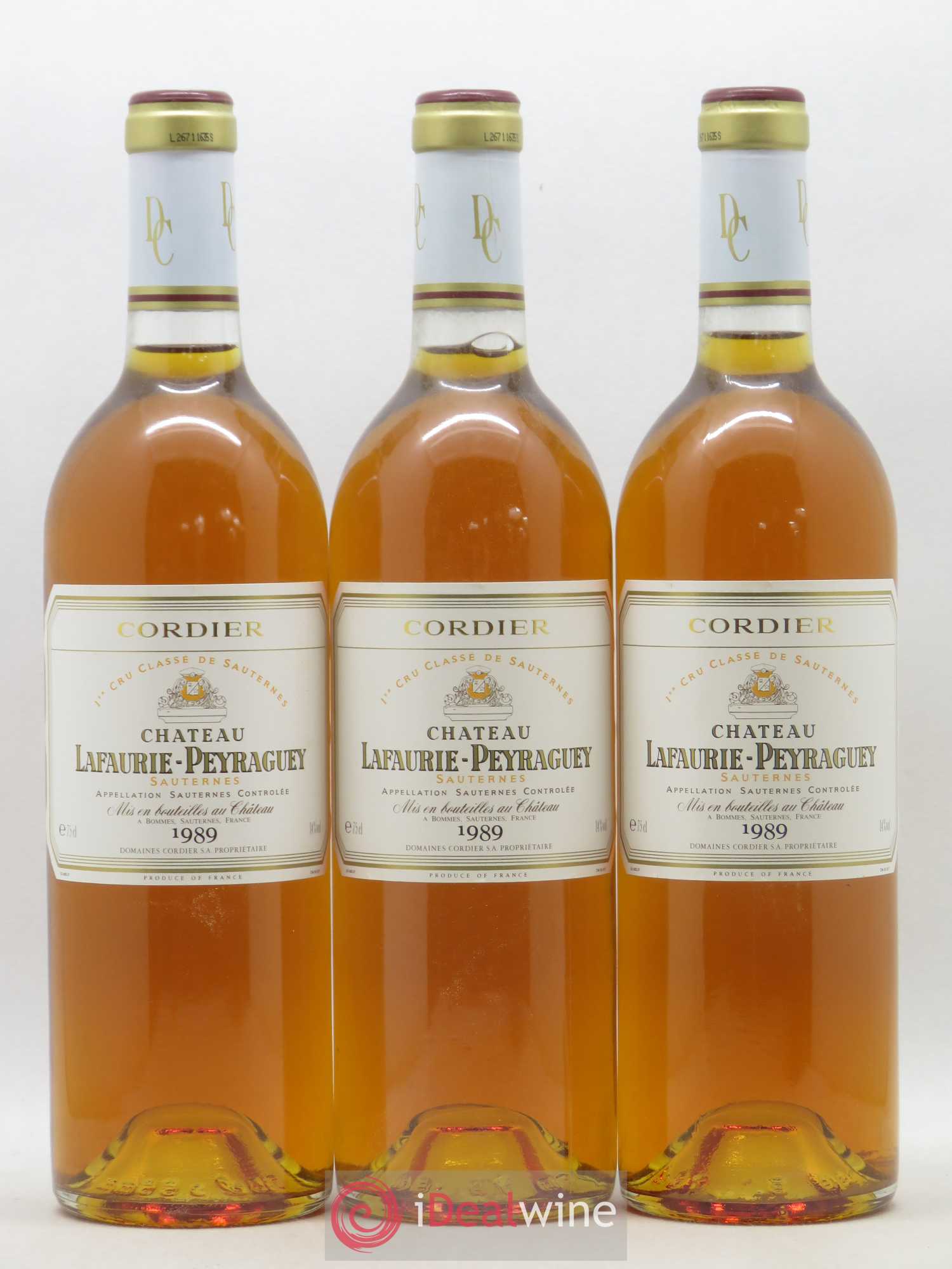 Château Lafaurie-Peyraguey 1er Grand Cru Classé 1989 - Lotto di 12 bottiglie - 2