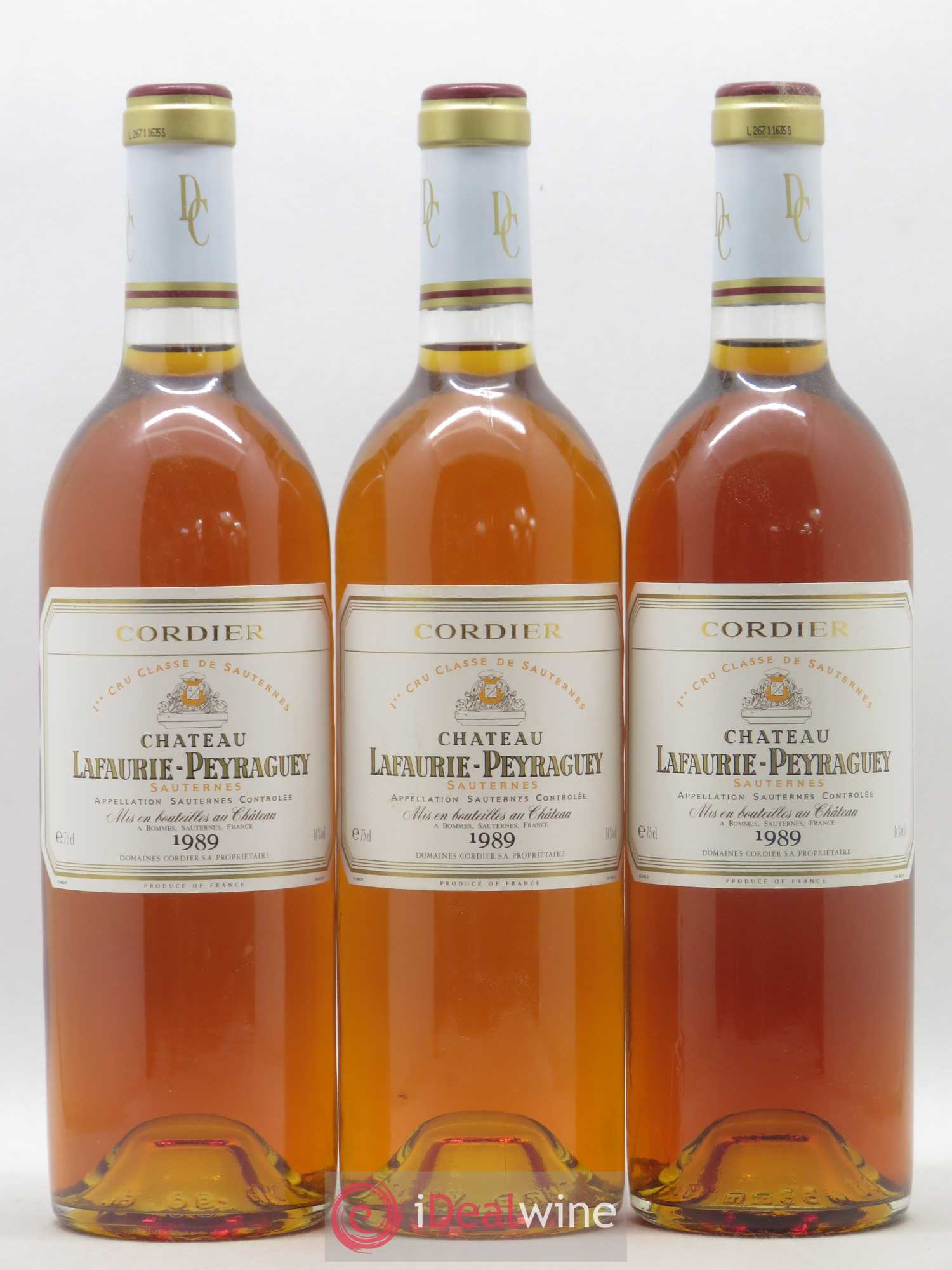 Château Lafaurie-Peyraguey 1er Grand Cru Classé 1989 - Lotto di 12 bottiglie - 3