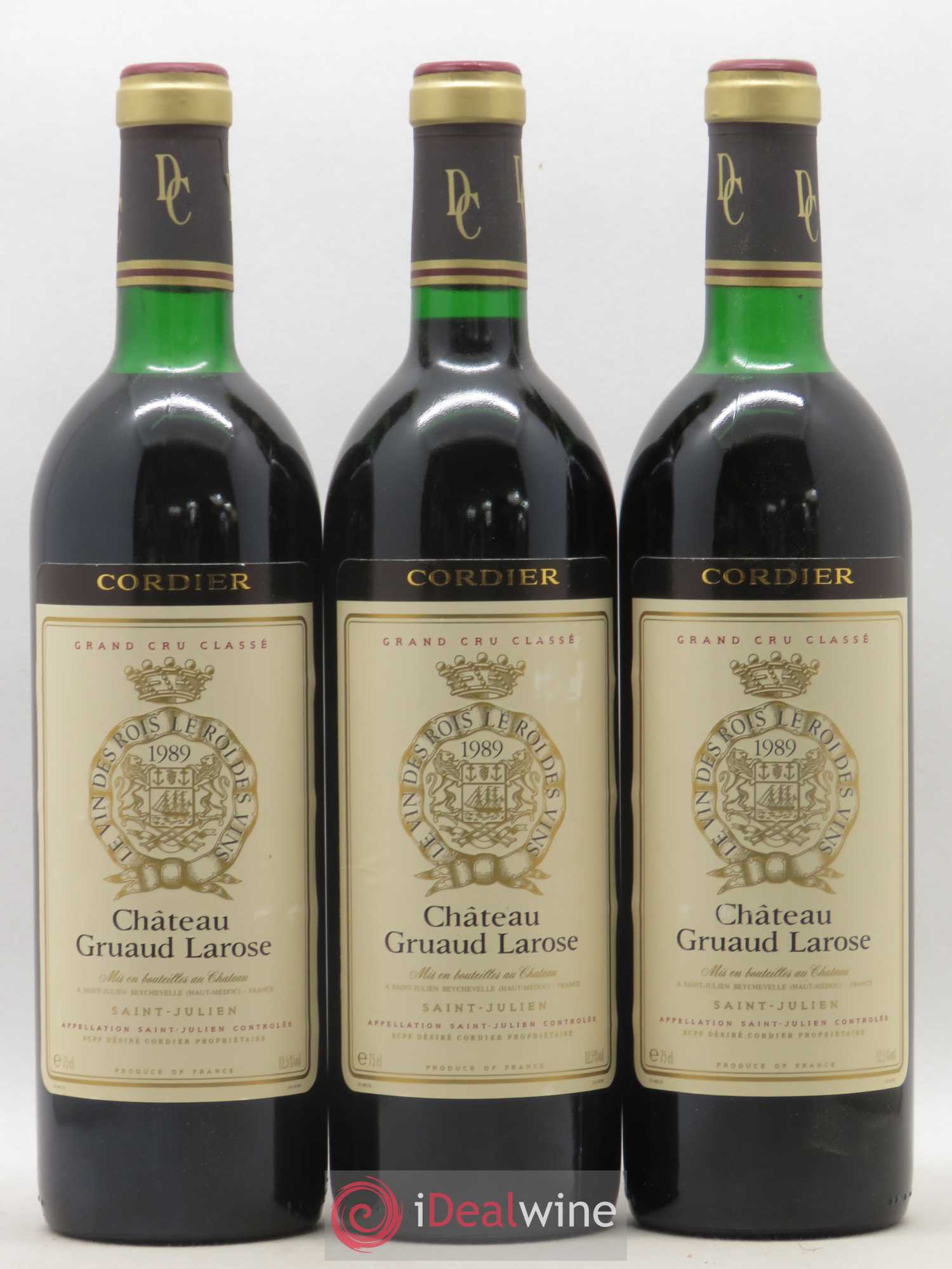 Château Gruaud Larose 2ème Grand Cru Classé 1989 - Lot de 12 bouteilles - 1