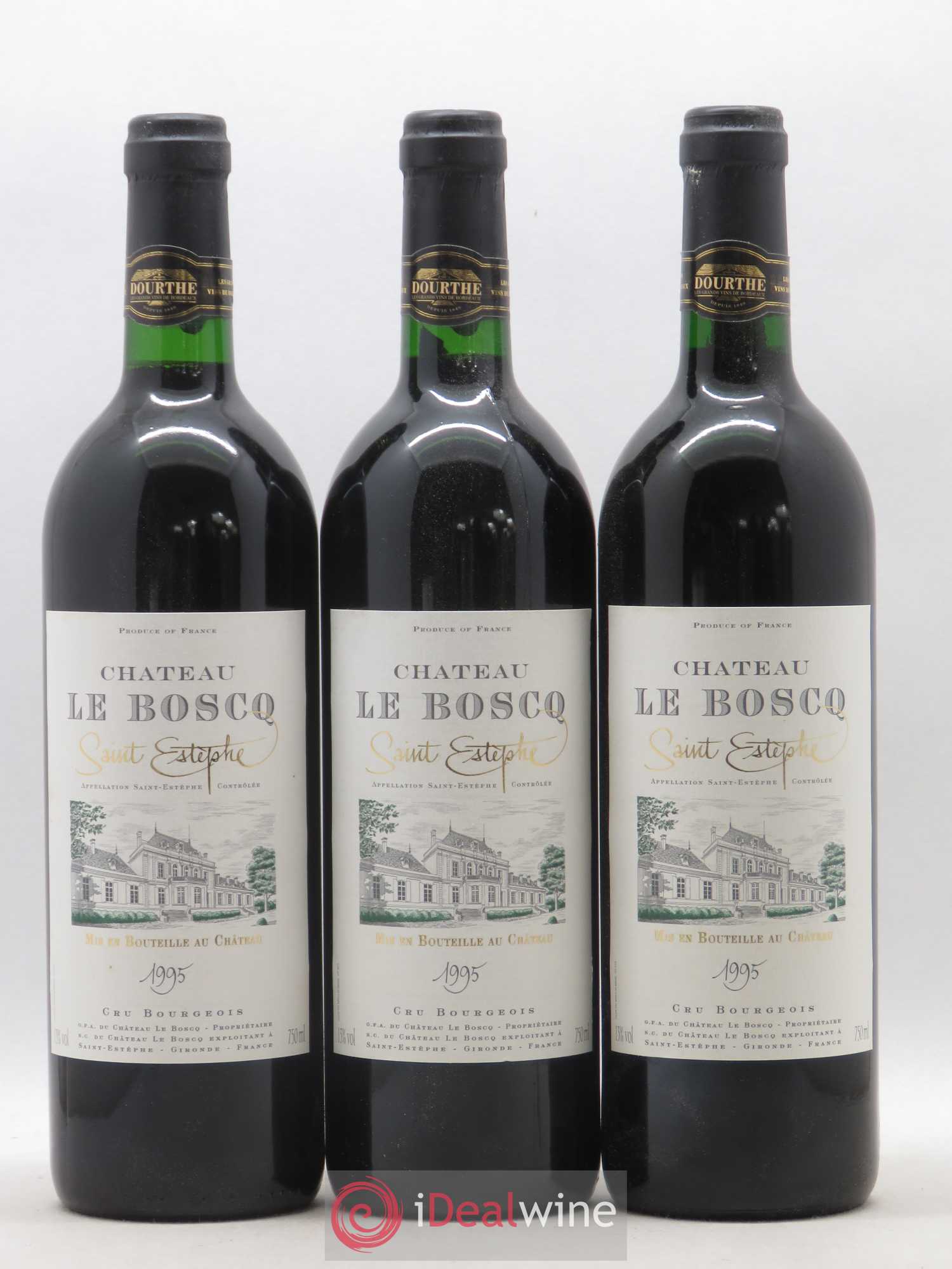 Château le Boscq Cru Bourgeois 1995 - Lot de 12 bouteilles - 1
