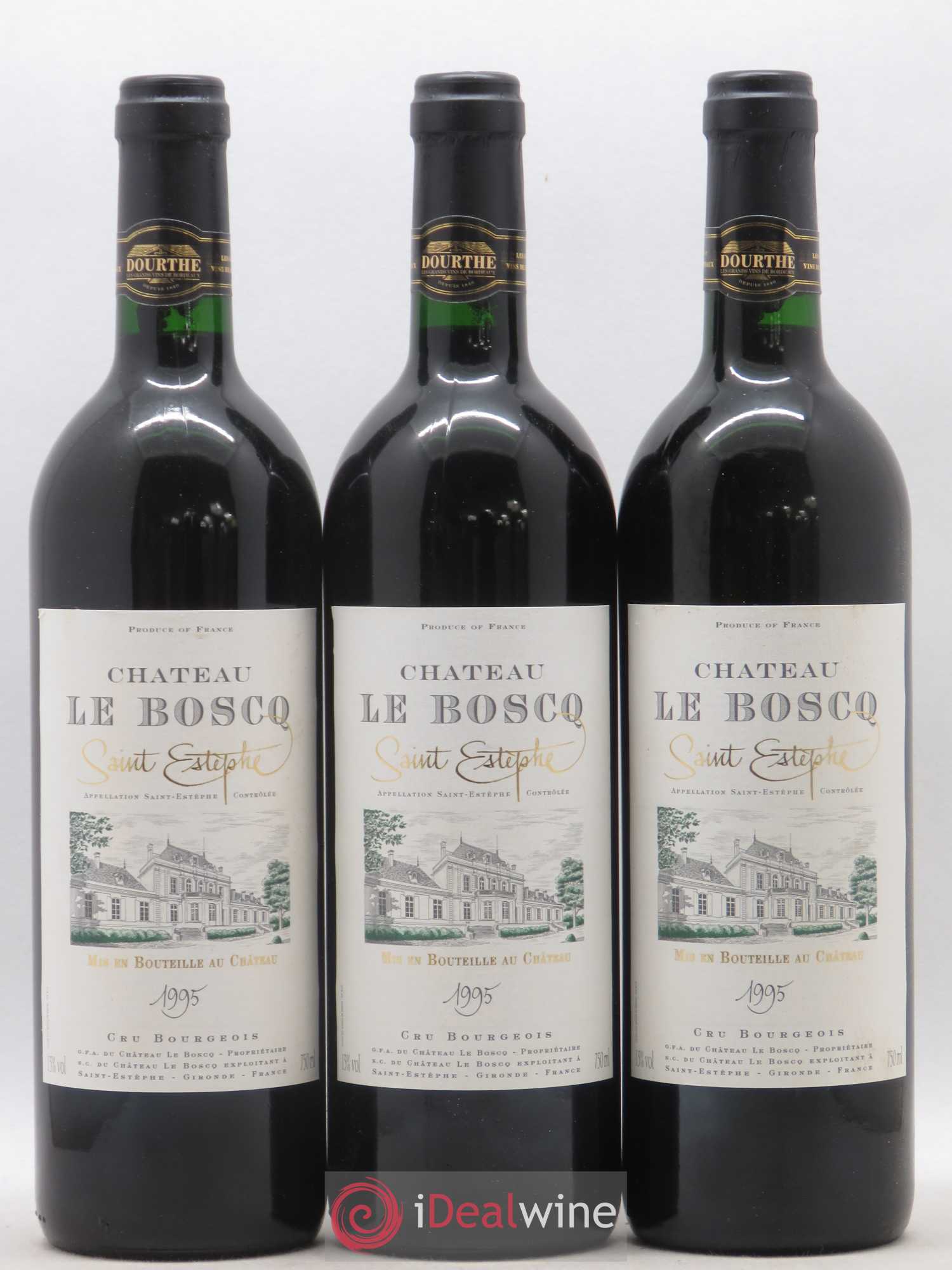 Château le Boscq Cru Bourgeois 1995 - Lot de 12 bouteilles - 2