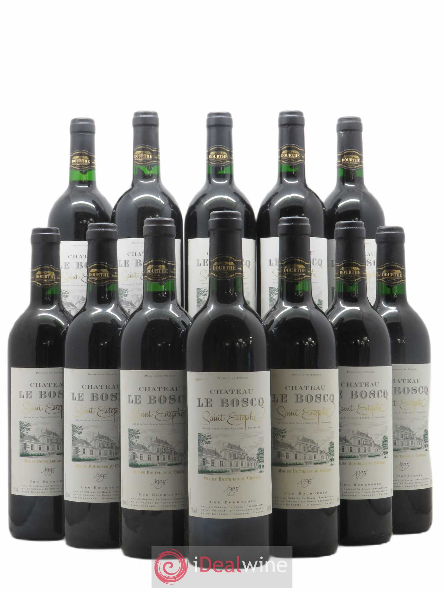Château le Boscq Cru Bourgeois 1995 - Lot de 12 bouteilles - 0