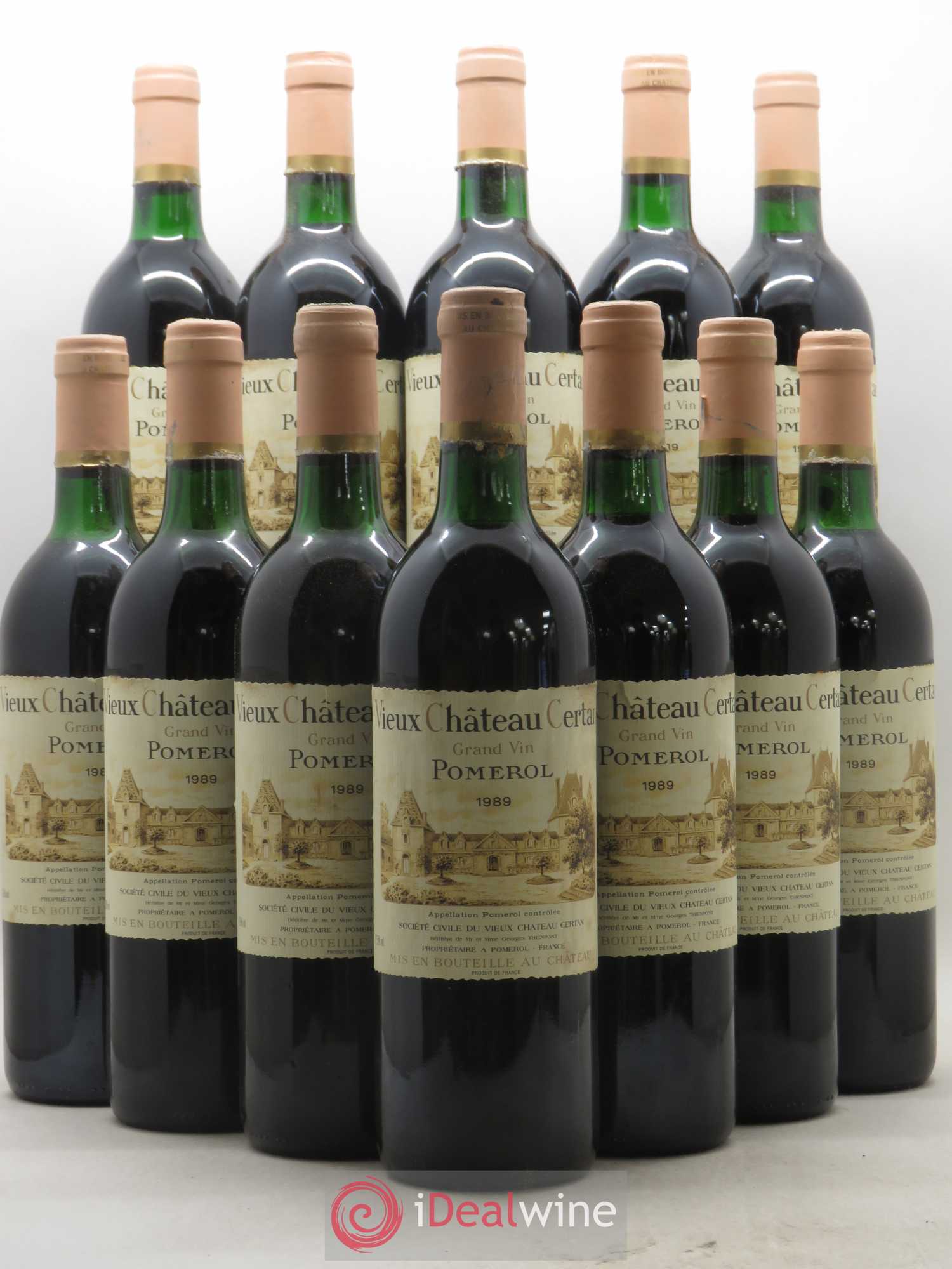 Vieux Château Certan 1989 - Lot de 12 bouteilles - 0
