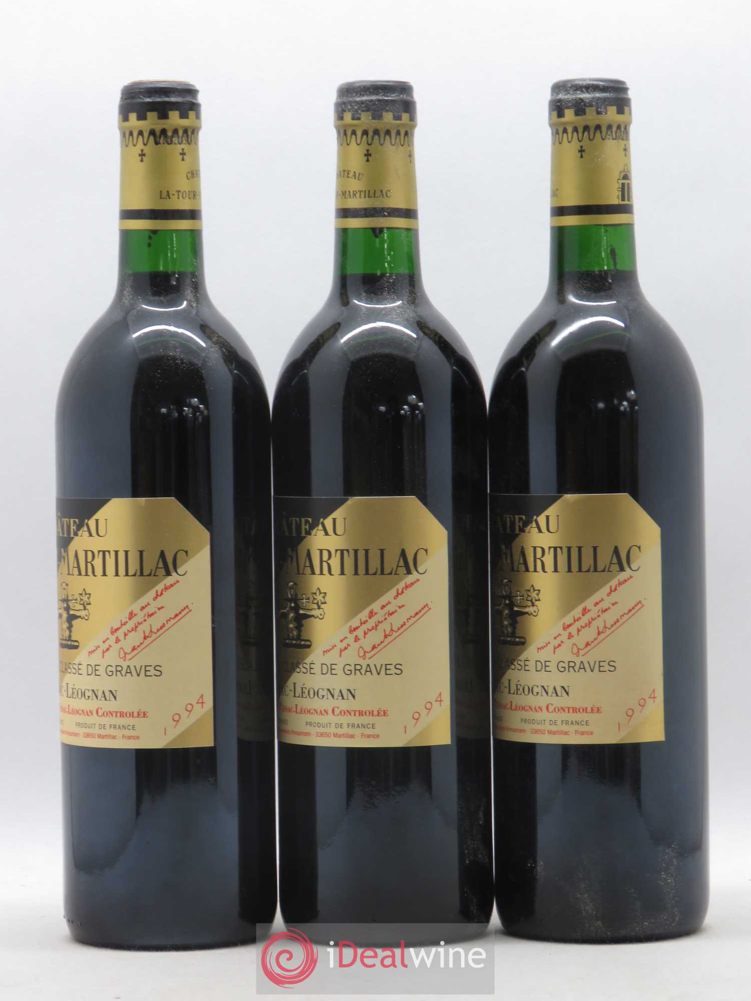 Château Latour-Martillac Cru Classé de Graves 1994 - Lot de 12 bouteilles - 2