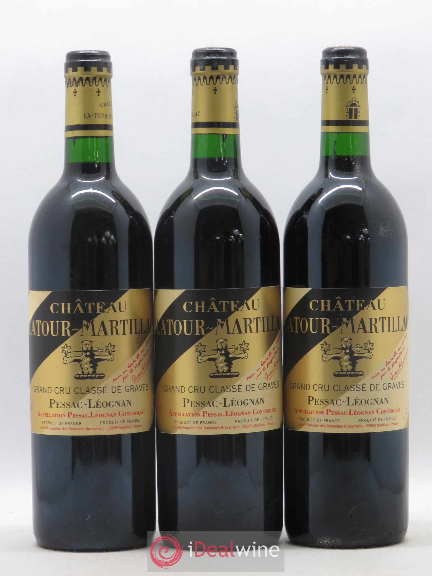 Château Latour-Martillac Cru Classé de Graves 1994 - Lot de 12 bouteilles - 3