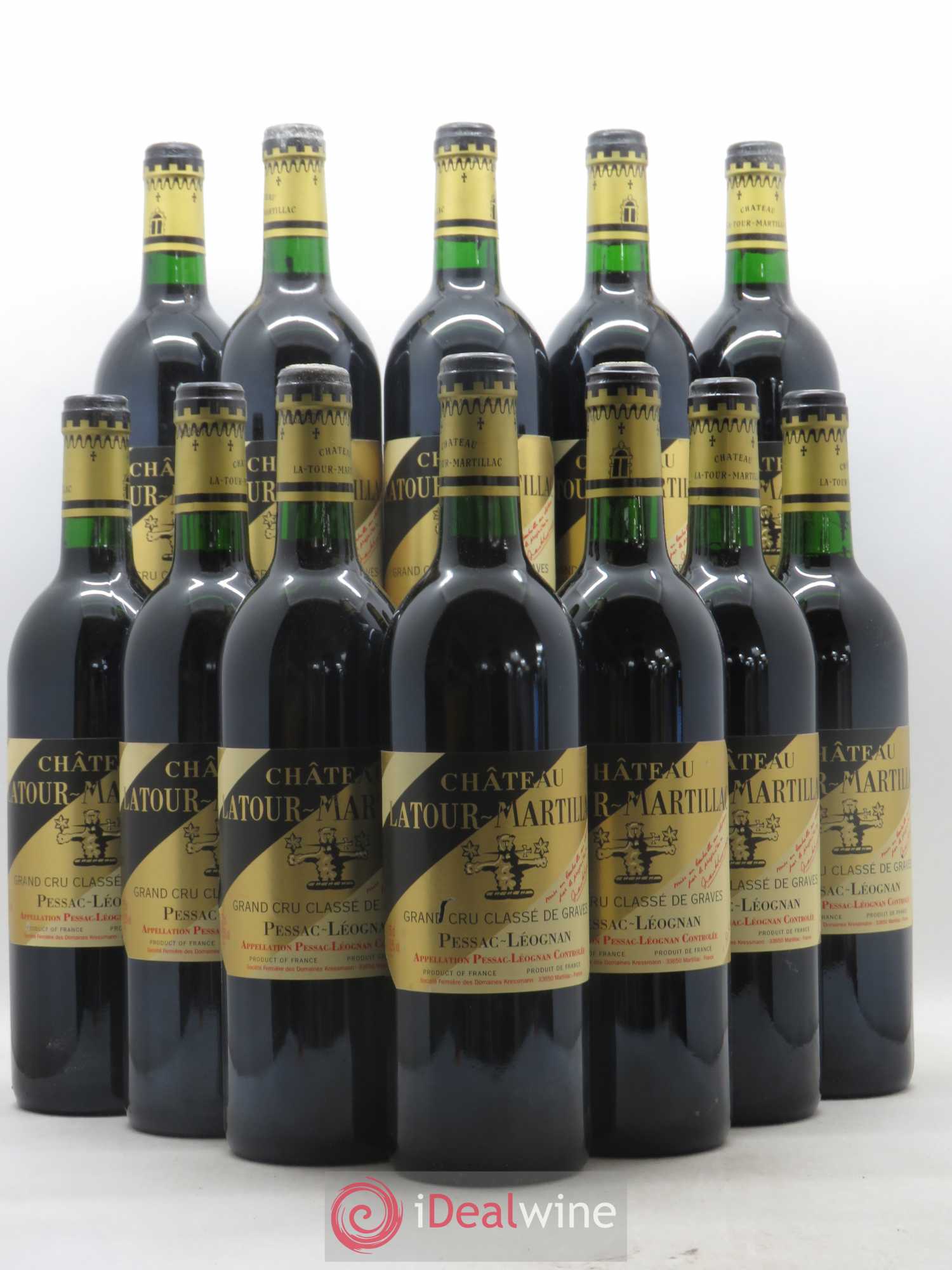 Château Latour-Martillac Cru Classé de Graves 1994 - Lot de 12 bouteilles - 0