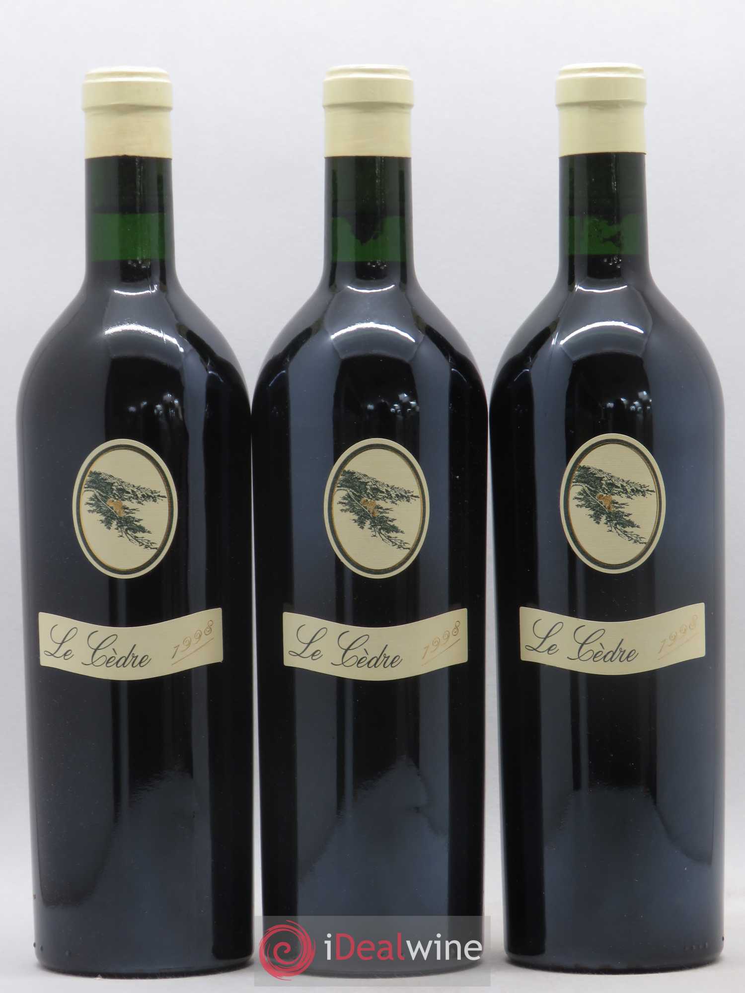 Cahors Château du Cèdre Cuvée Le Cèdre Pascal et Jean-Marc Verhaeghe 1998 - Lot de 3 bouteilles - 0