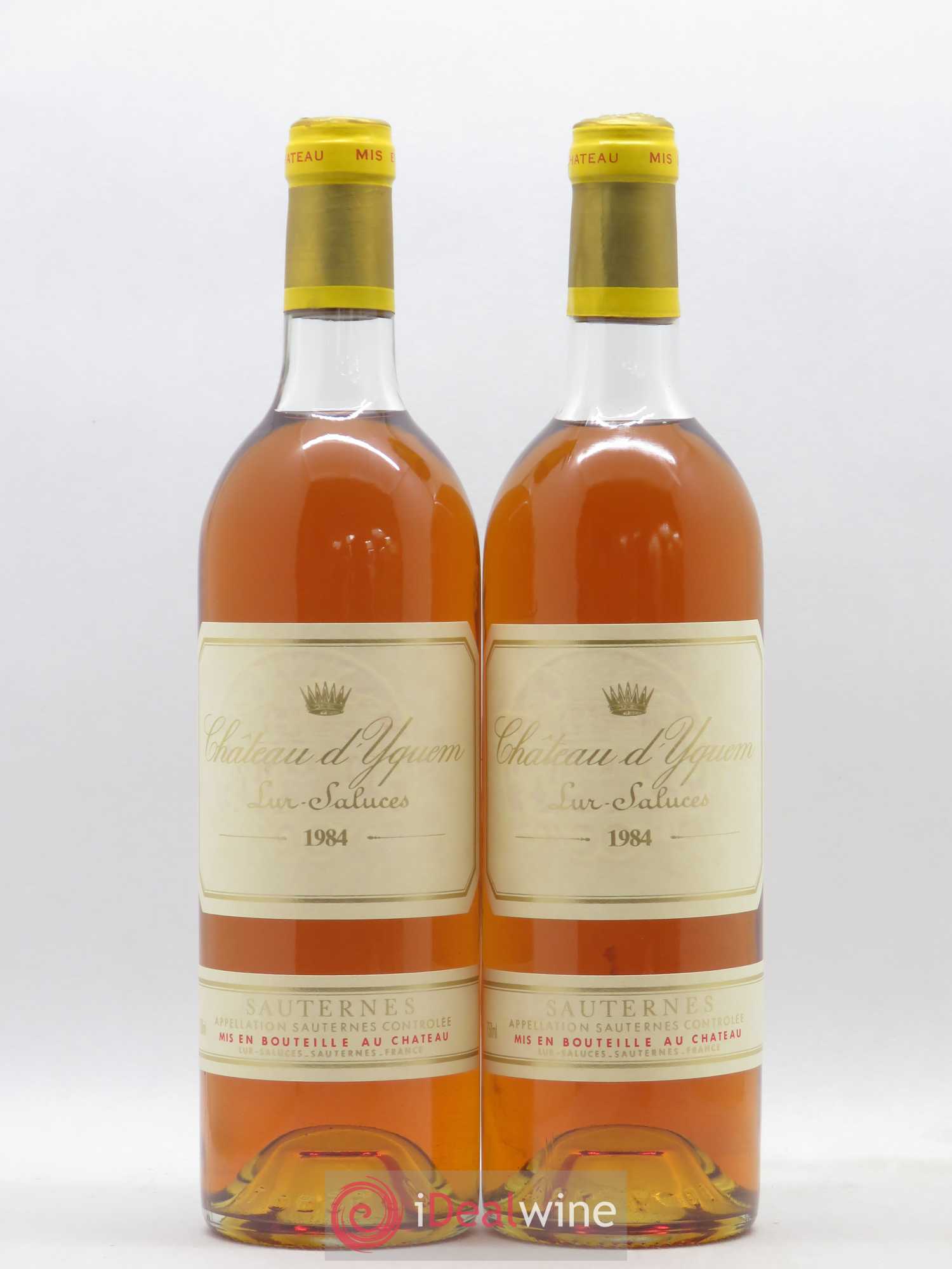 Château d' Yquem 1er Cru Classé Supérieur 1984 - Lotto di 2 bottiglie - 0