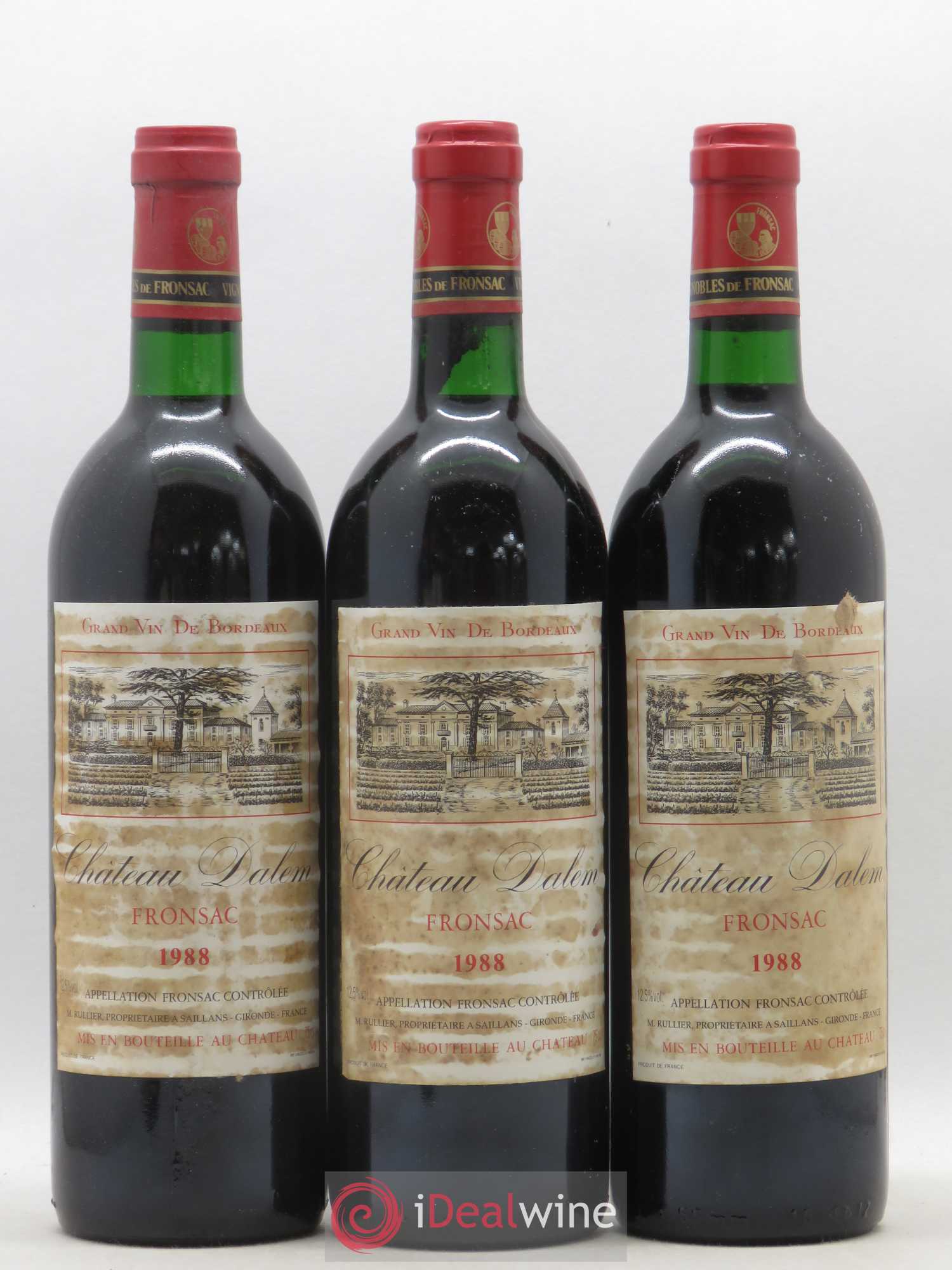 Château Dalem 1988 - Lot de 6 bouteilles - 1