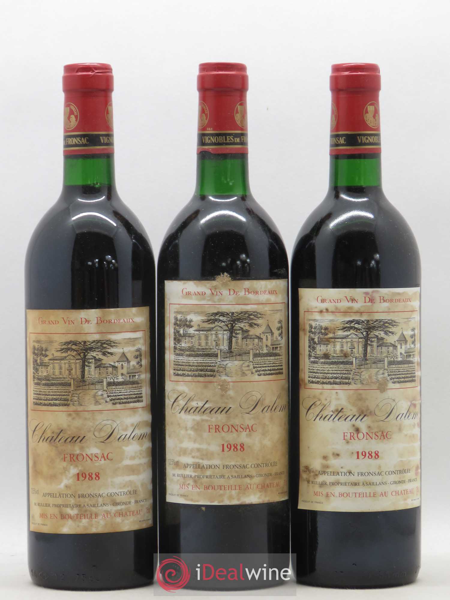 Château Dalem 1988 - Lot de 6 bouteilles - 2