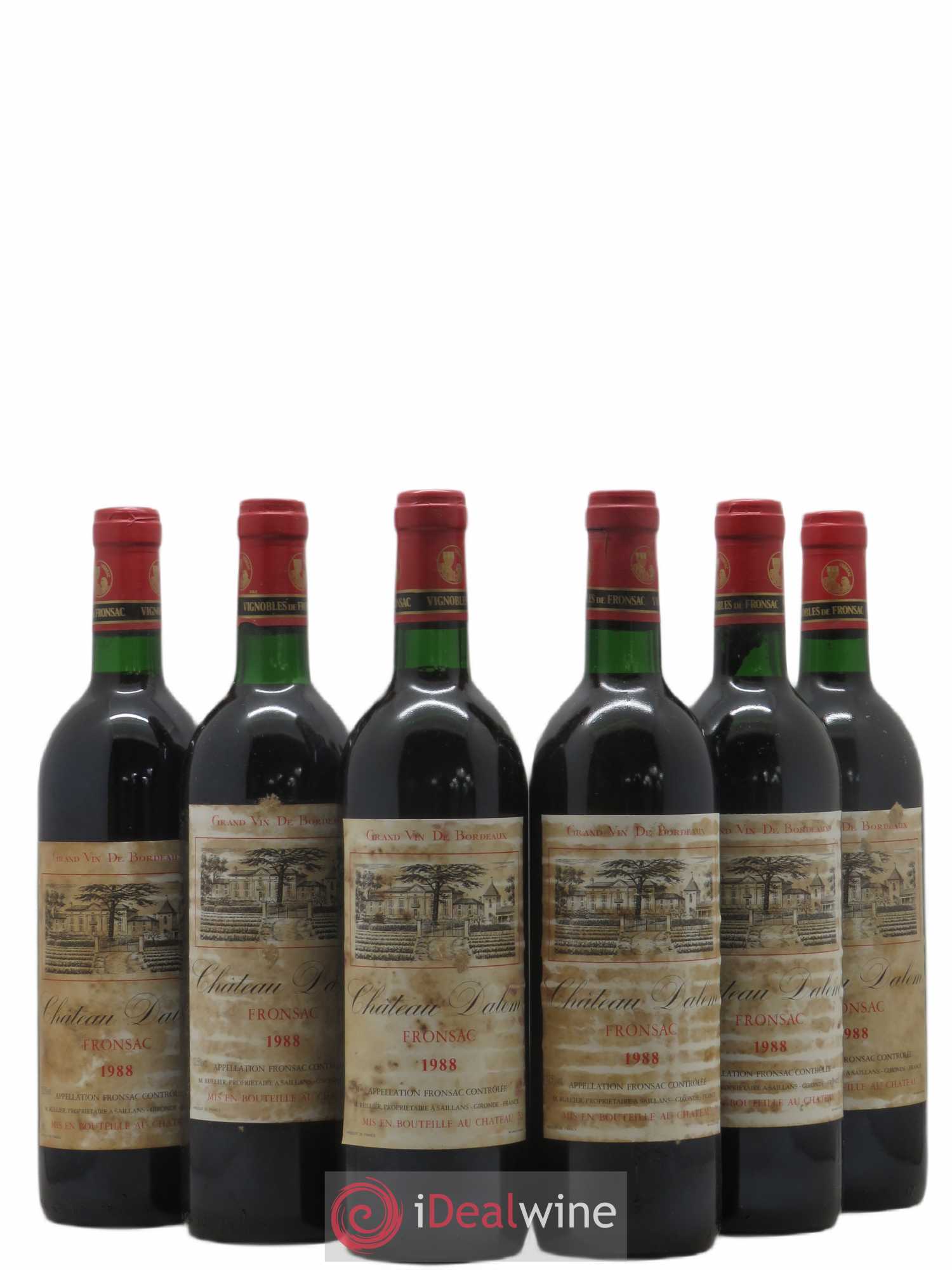Château Dalem 1988 - Lot de 6 bouteilles - 0