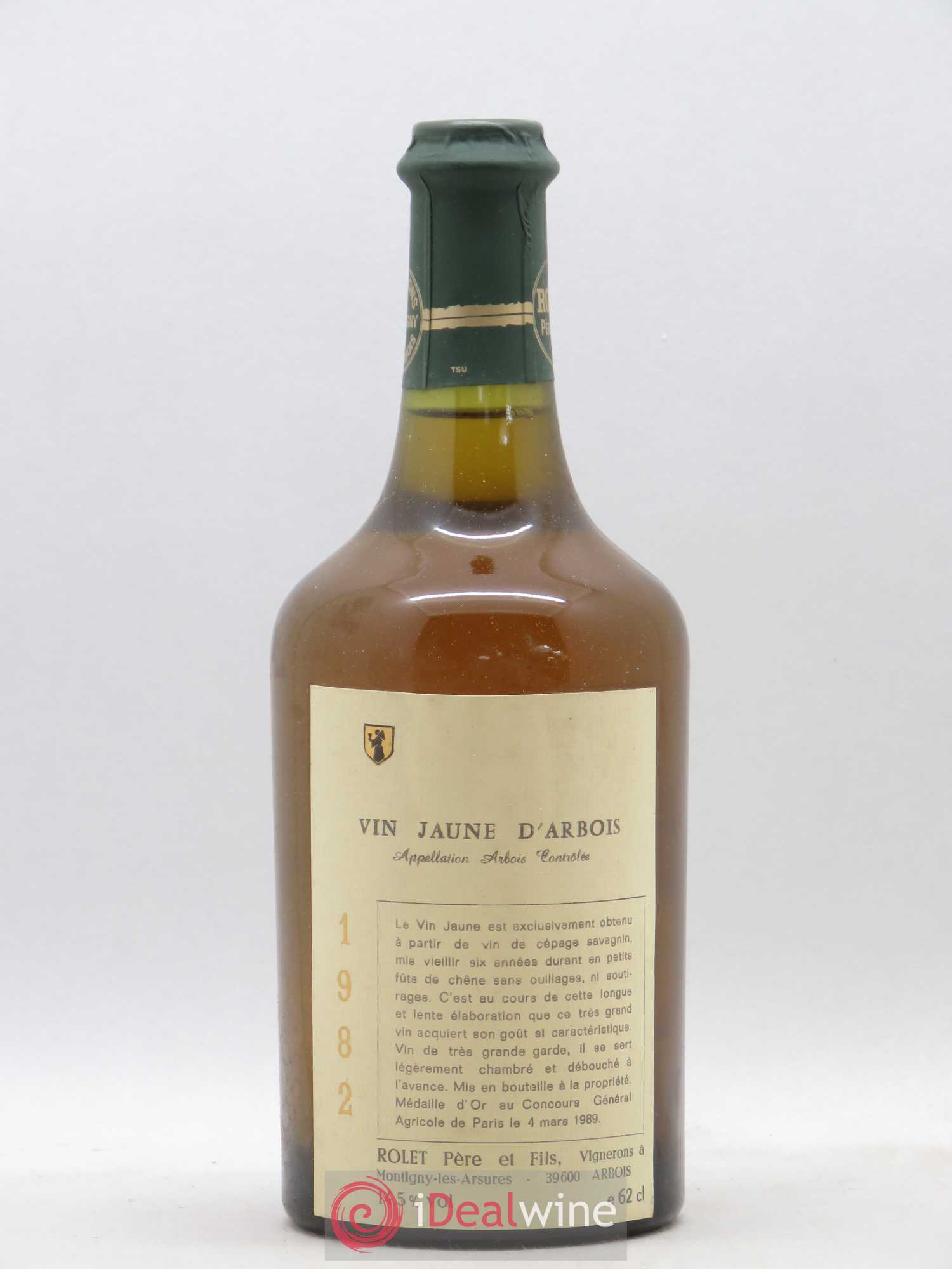 Arbois Vin Jaune Rolet 1982 - Lot de 1 bouteille - 0