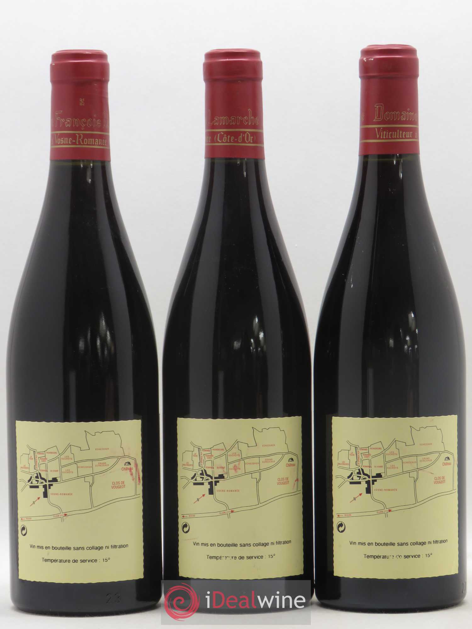 Echezeaux Grand Cru Lamarche (Domaine) 2004 - Lot de 3 bouteilles - 1