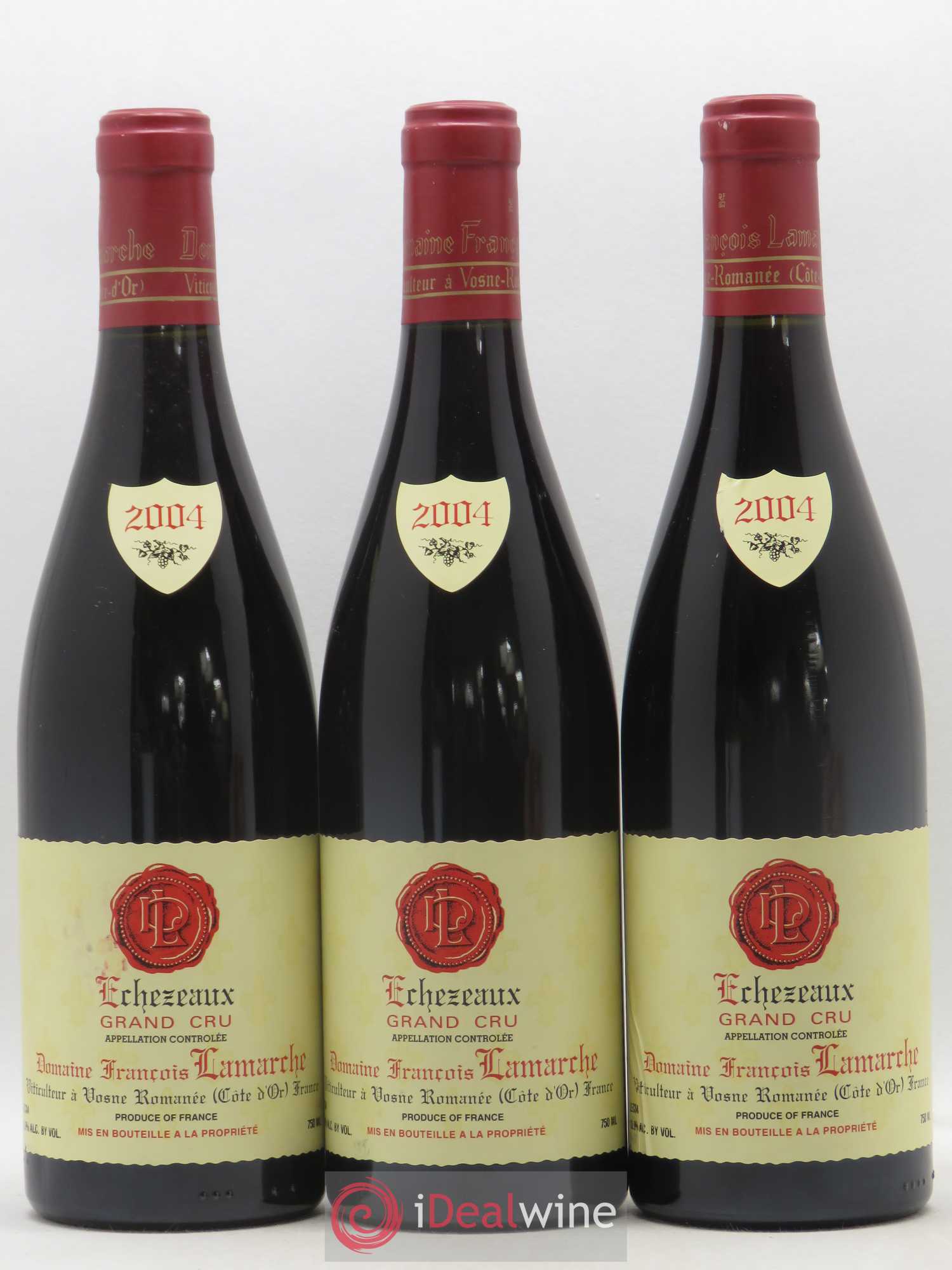 Echezeaux Grand Cru Lamarche (Domaine) 2004 - Lot de 3 bouteilles - 0