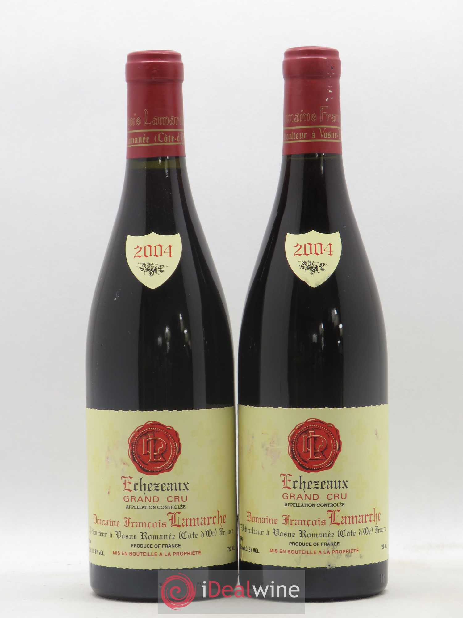 Echezeaux Grand Cru Lamarche (Domaine) 2004 - Lot de 2 bouteilles - 0