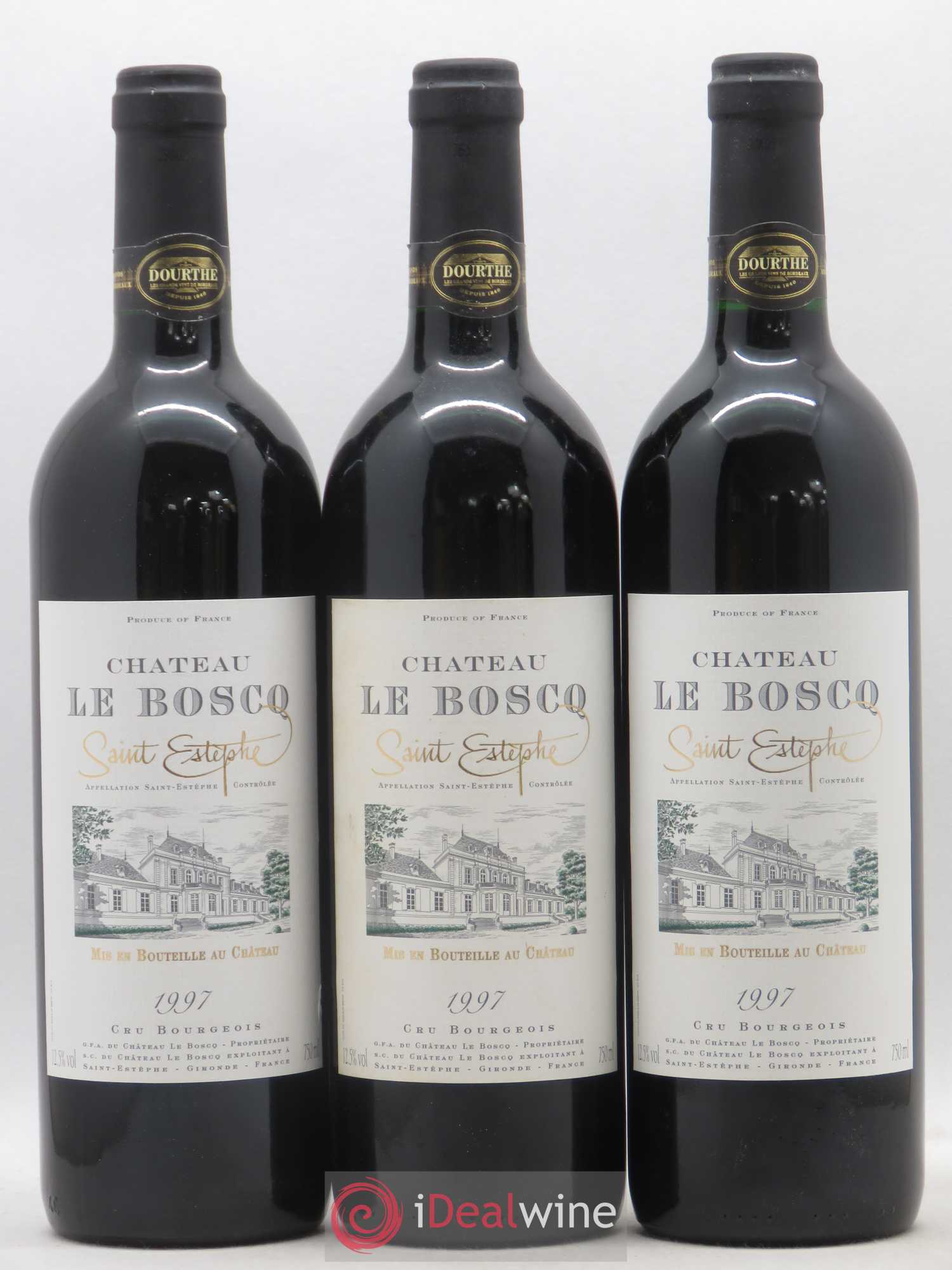 Château le Boscq Cru Bourgeois 1997 - Lot de 12 bouteilles - 1