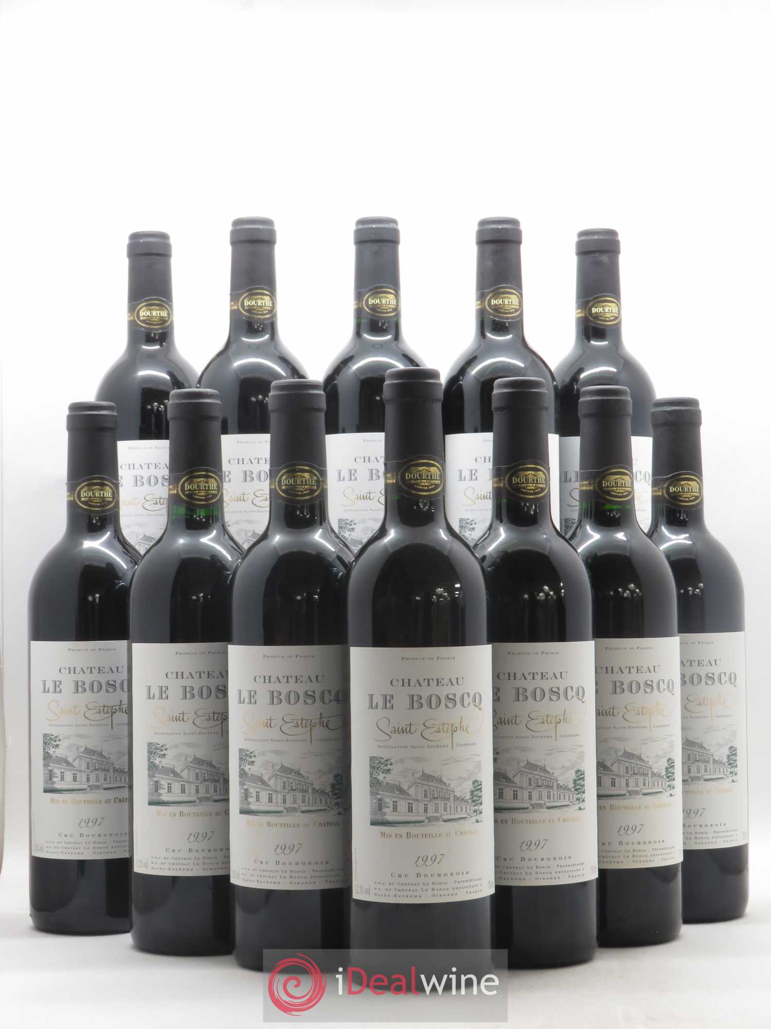 Château le Boscq Cru Bourgeois 1997 - Lot de 12 bouteilles - 0