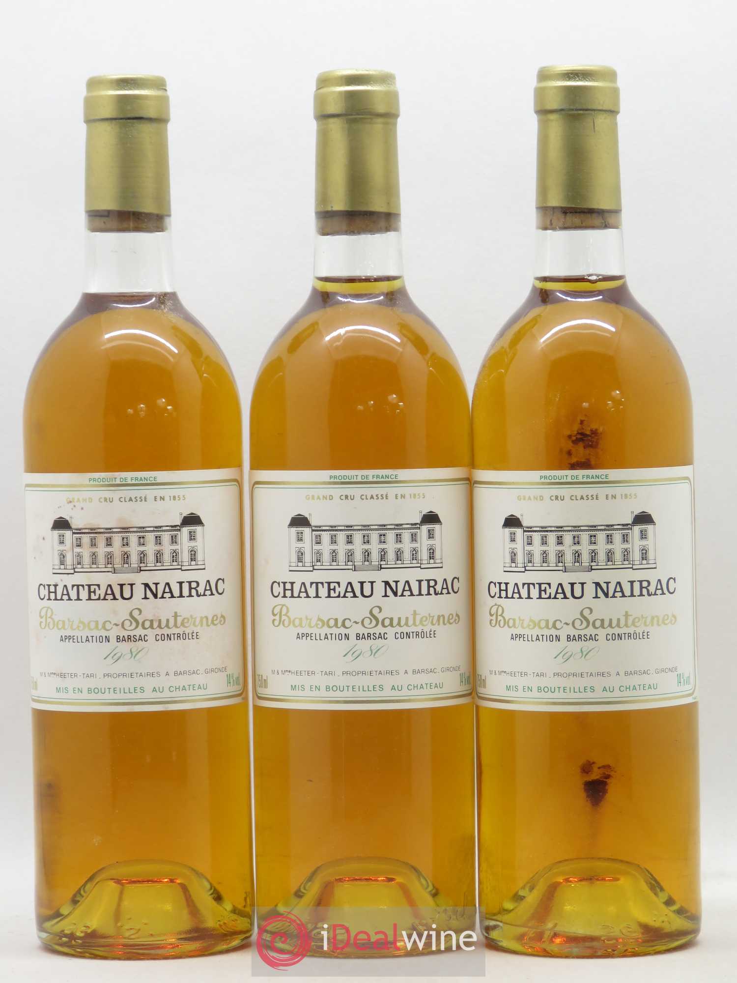 Château Nairac 2ème Grand Cru Classé 1980 - Lotto di 12 bottiglie - 4