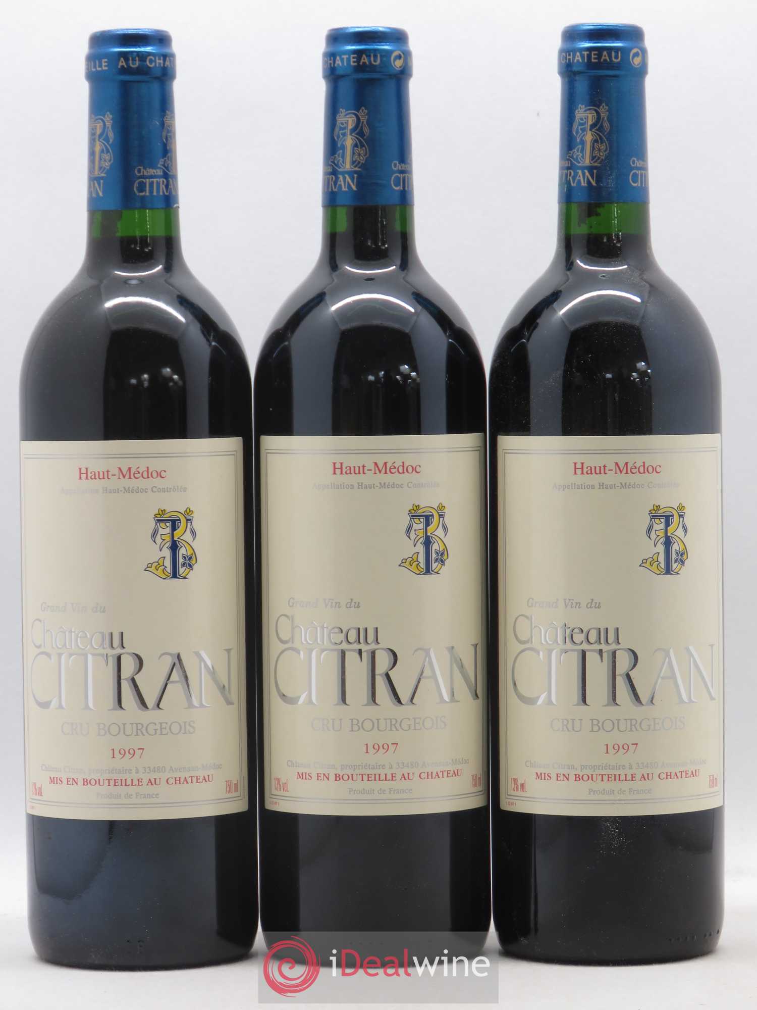 Château Citran Cru Bourgeois 1997 - Lot de 12 bouteilles - 1