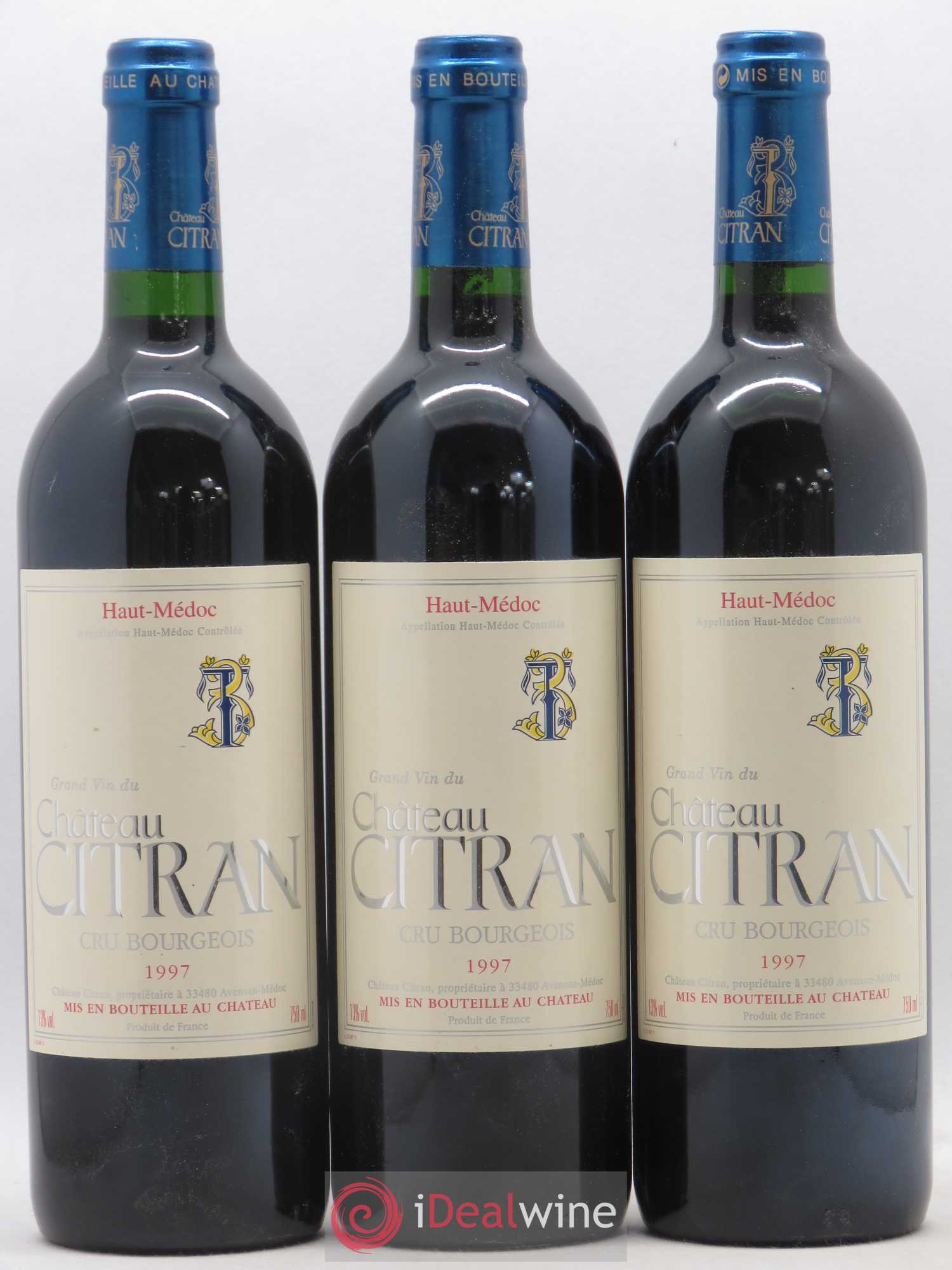 Château Citran Cru Bourgeois 1997 - Lot de 12 bouteilles - 1