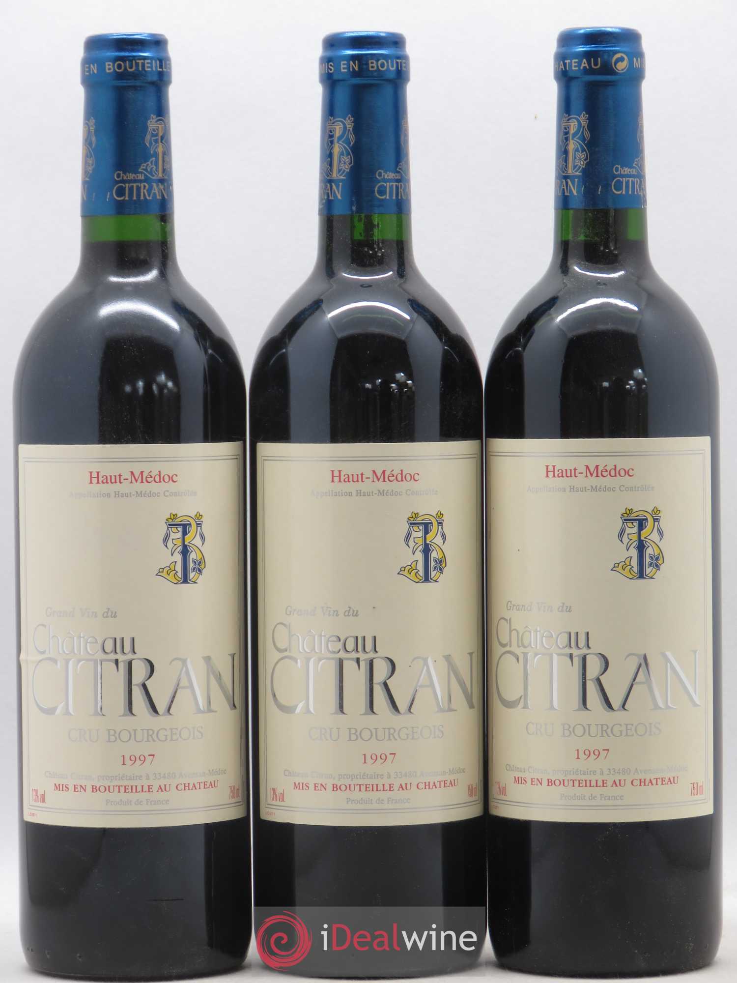 Château Citran Cru Bourgeois 1997 - Lot de 12 bouteilles - 2