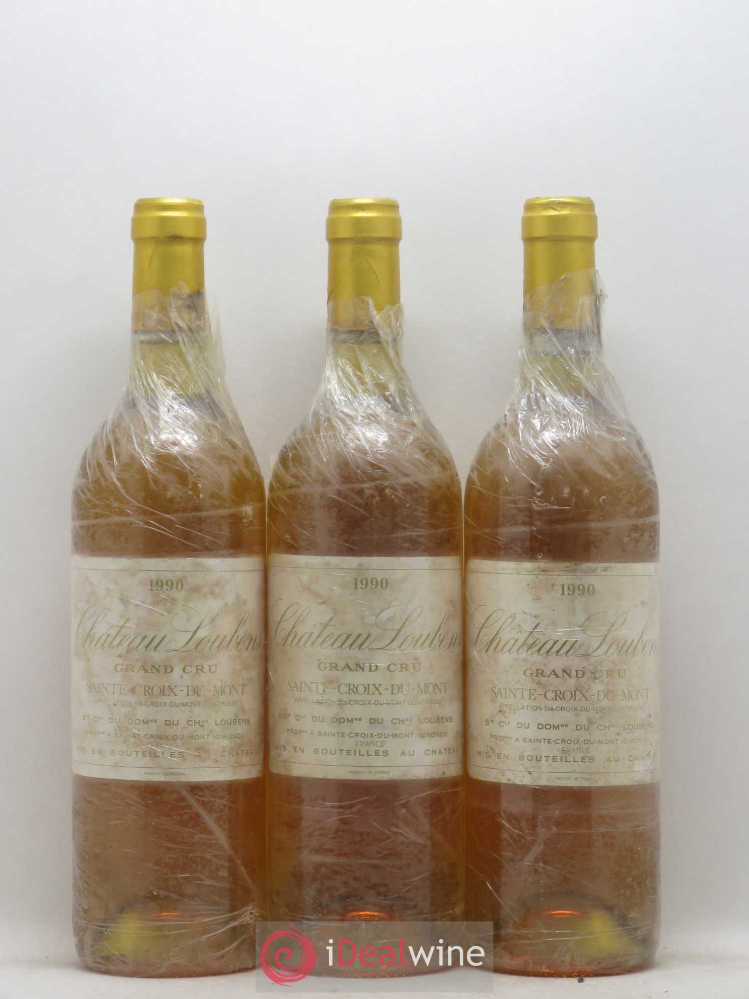 Château Loubens 1990 - Lotto di 3 bottiglie - 0