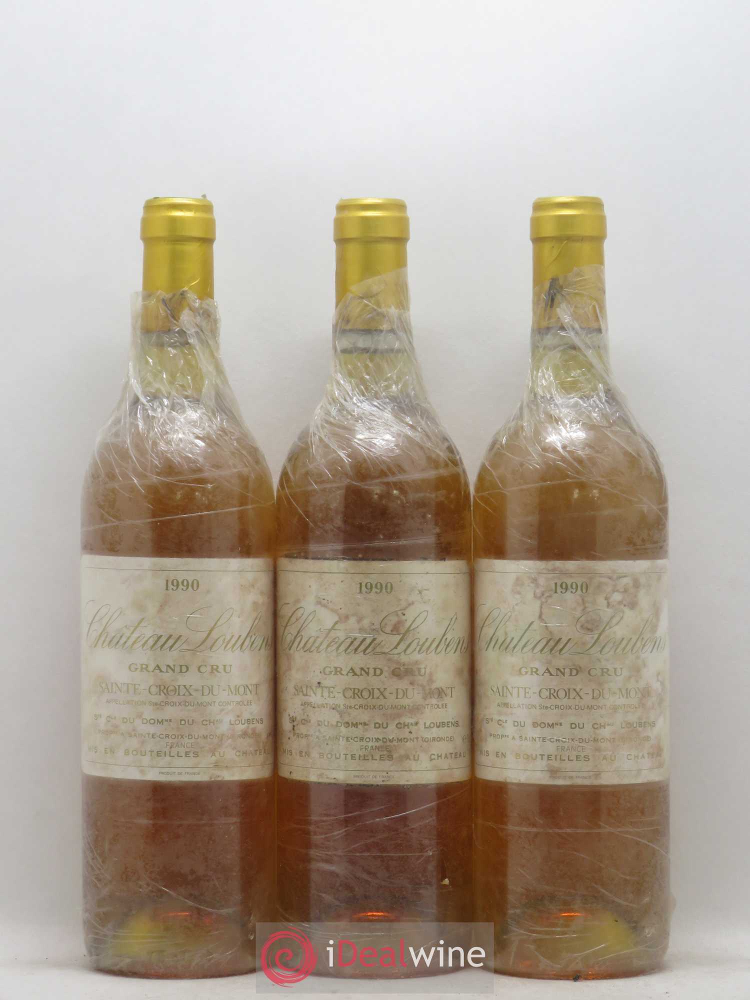 Château Loubens 1990 - Lotto di 3 bottiglie - 0