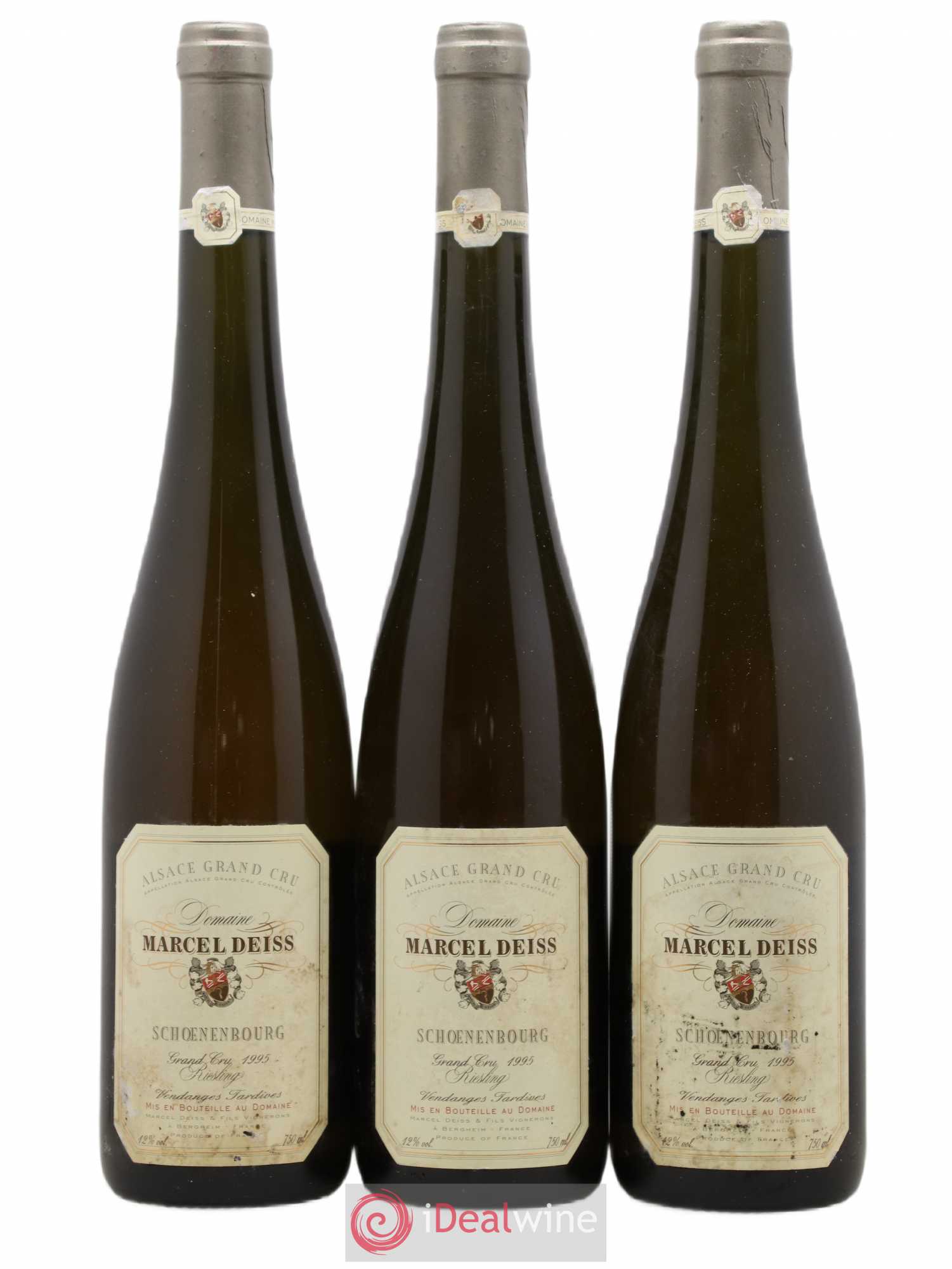Alsace Grand Cru Schoenenbourg Marcel Deiss (Domaine) 1995 - Lot de 3 bouteilles - 0