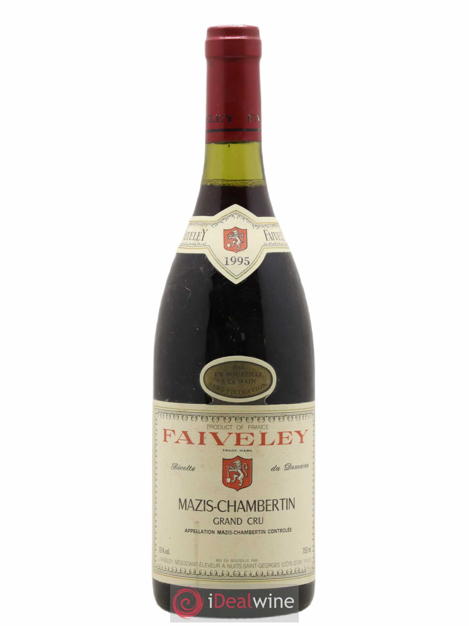 Mazis-Chambertin Grand Cru Faiveley 1995 - Lot de 1 bouteille - 0