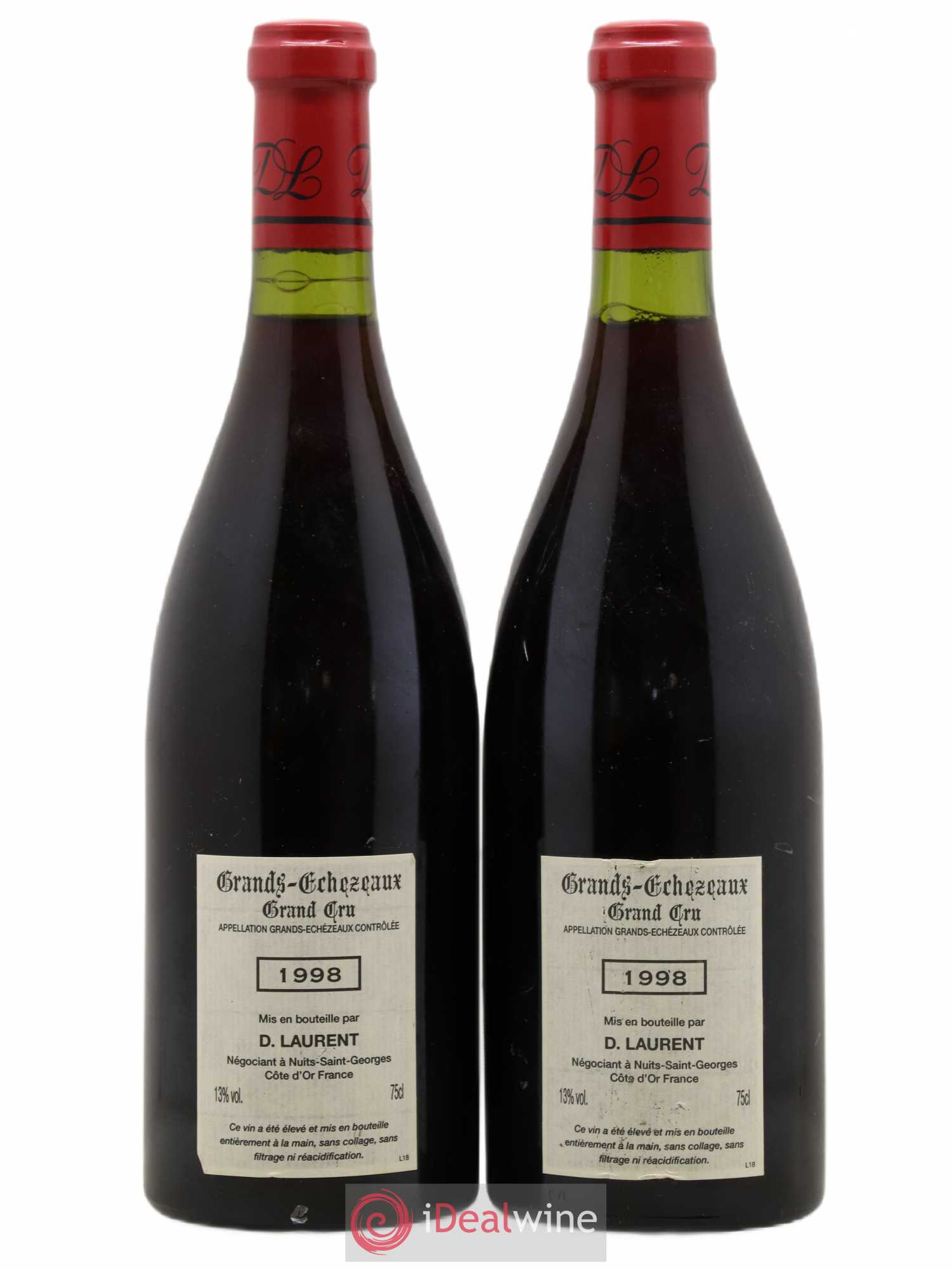 Grands-Echezeaux Grand Cru Dominique Laurent 1998 - Lot de 2 bouteilles - 1