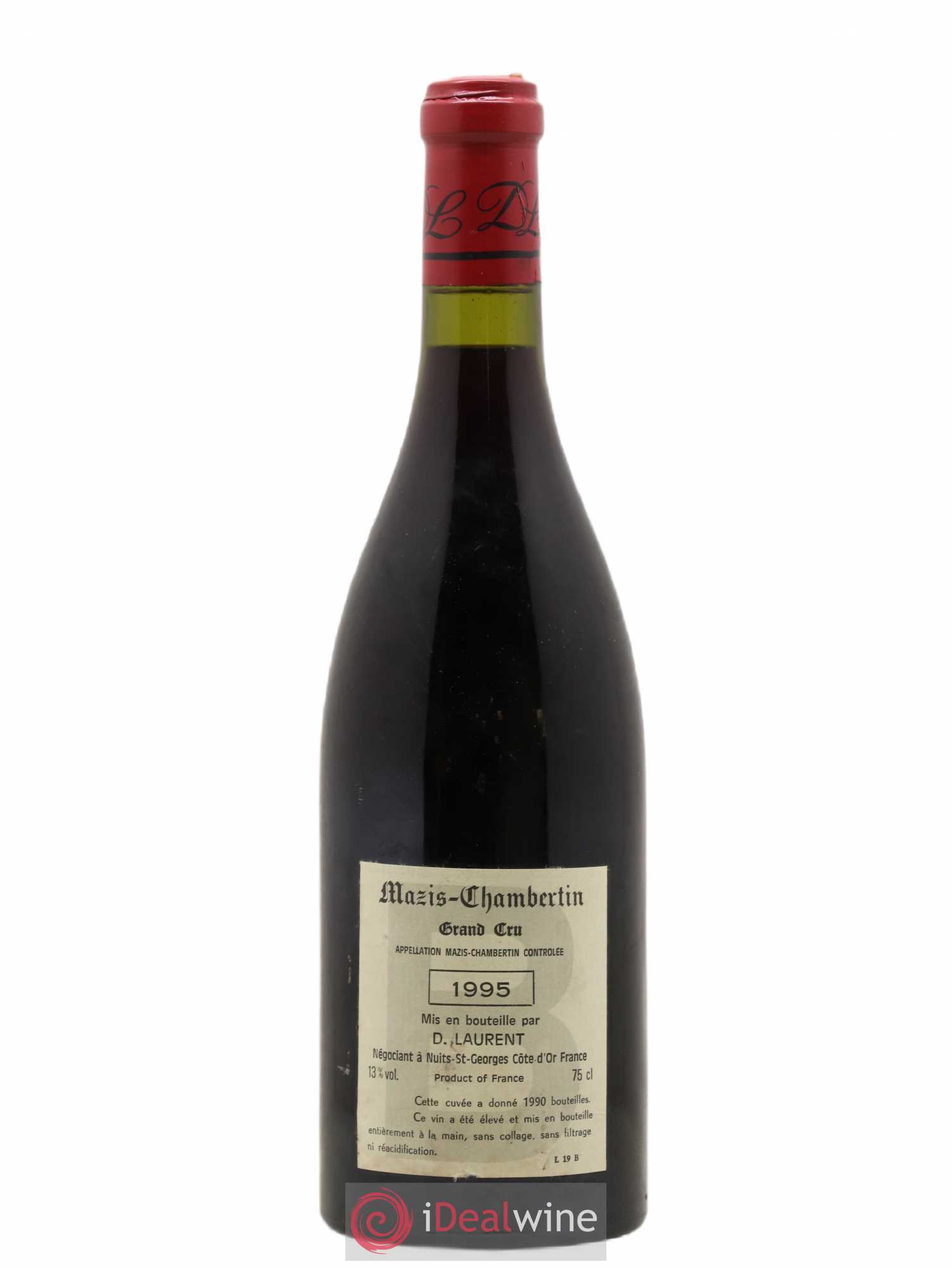 Mazis-Chambertin Grand Cru Dominique Laurent Cuvée B 1995 - Lot de 1 bouteille - 1