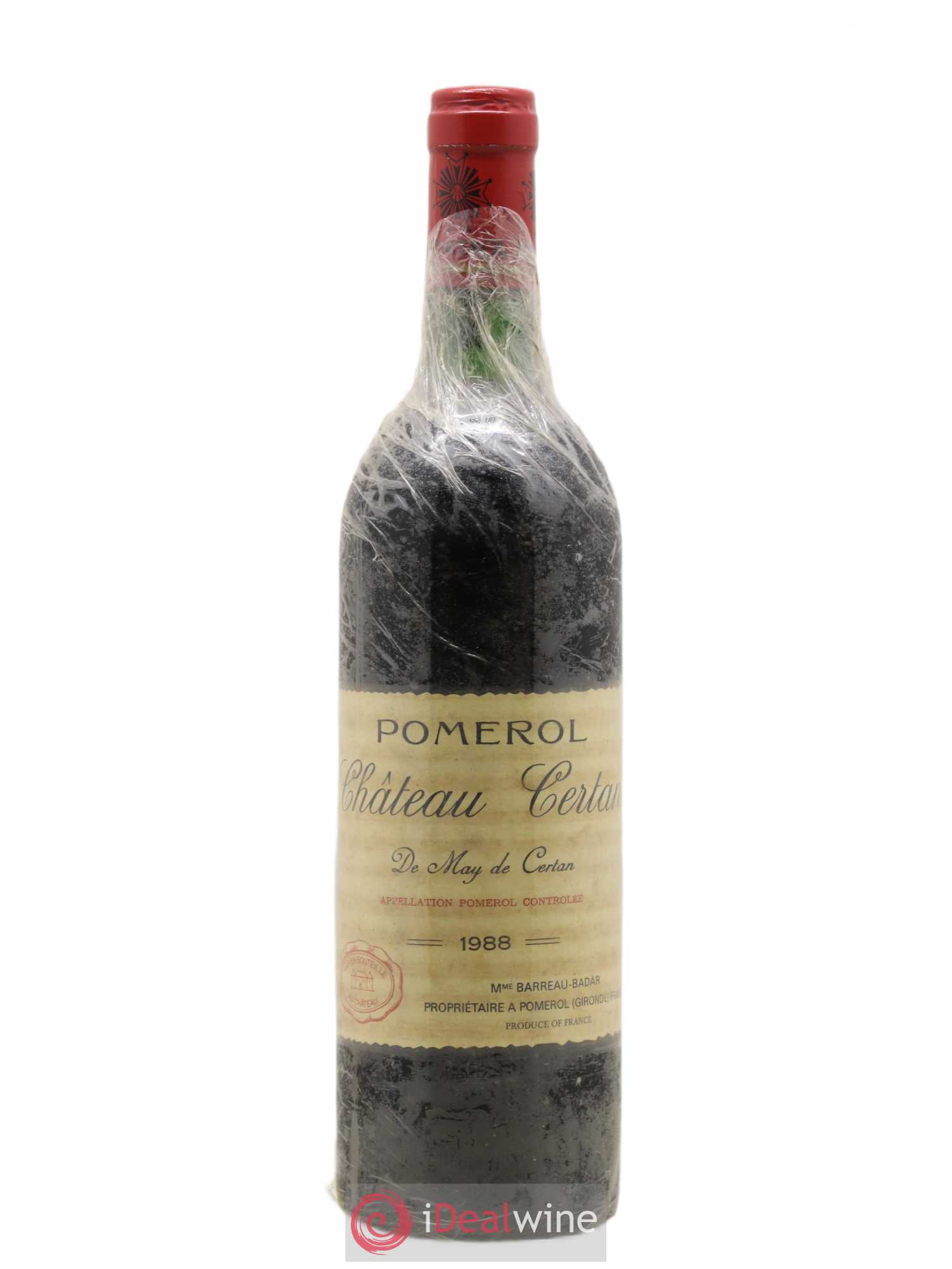 Château Certan de May 1988 - Lot de 1 bouteille - 0