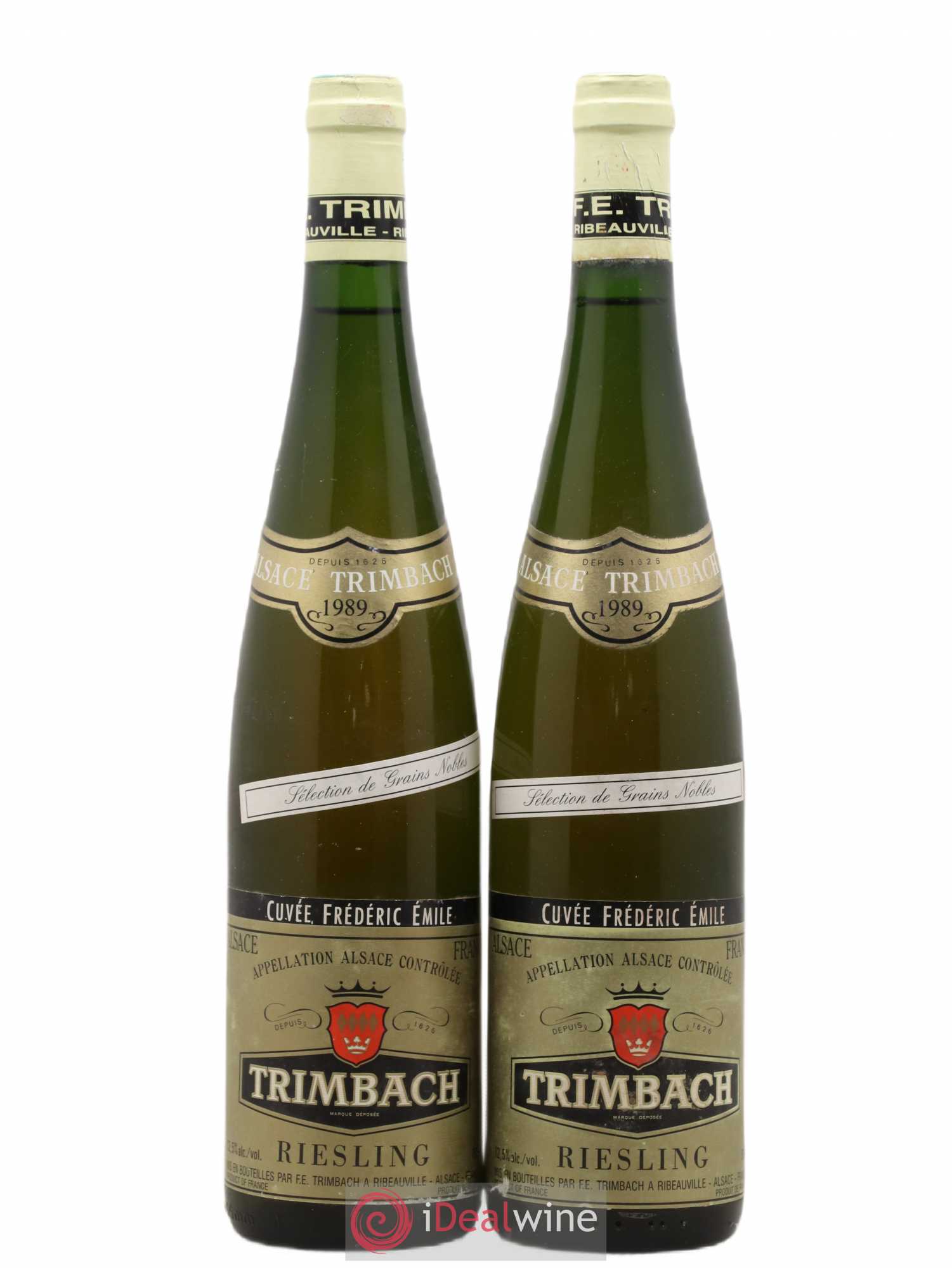 Alsace Riesling Cuvée Frédéric Emile Trimbach (Domaine) Sélection De Grains Nobles 1989 - Posten von 2 Flaschen - 0