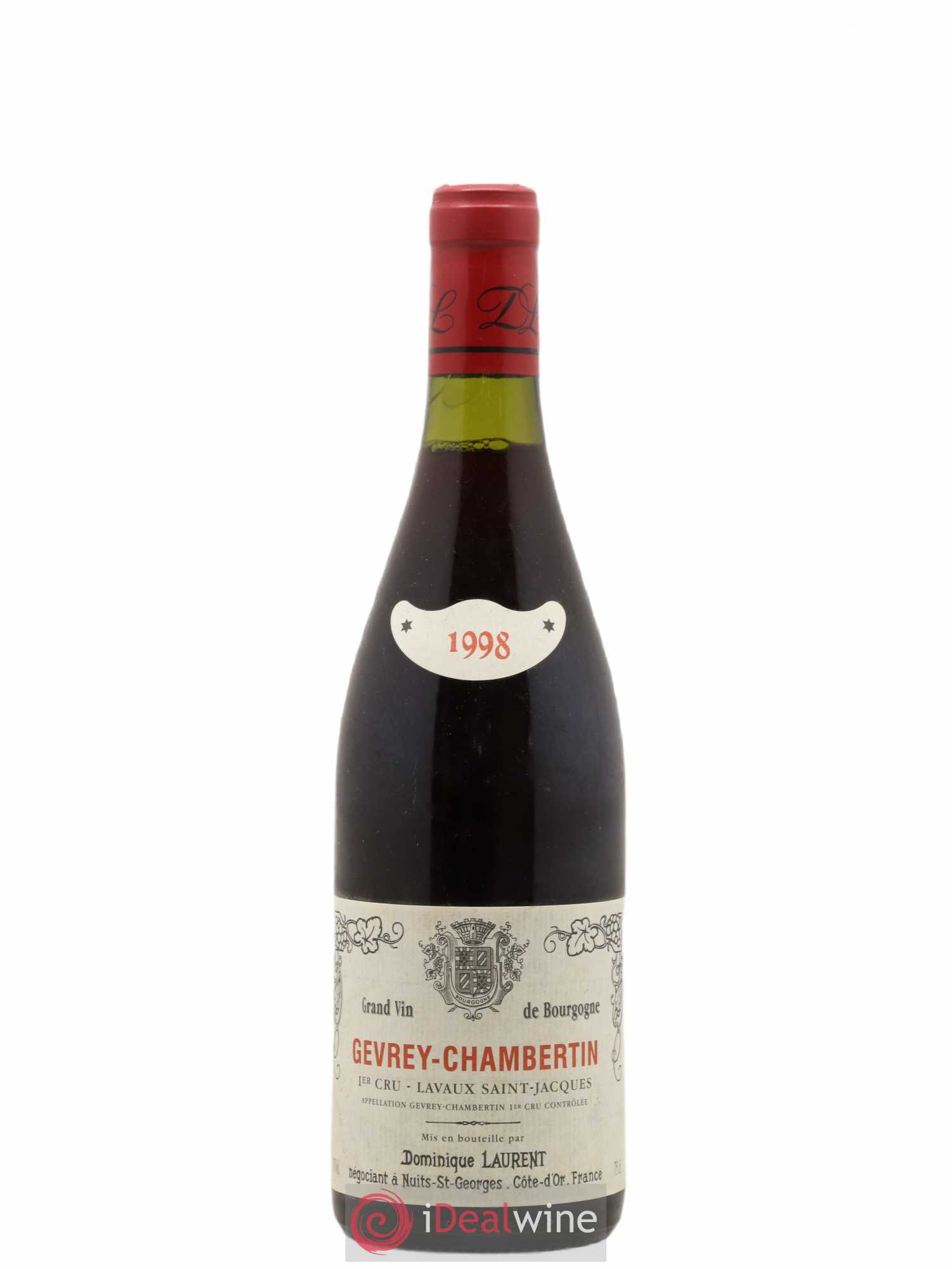 Gevrey-Chambertin 1er Cru Lavaux Saint Jacques Vieilles Vignes Dominique Laurent 1998 - Lot de 1 bouteille - 0