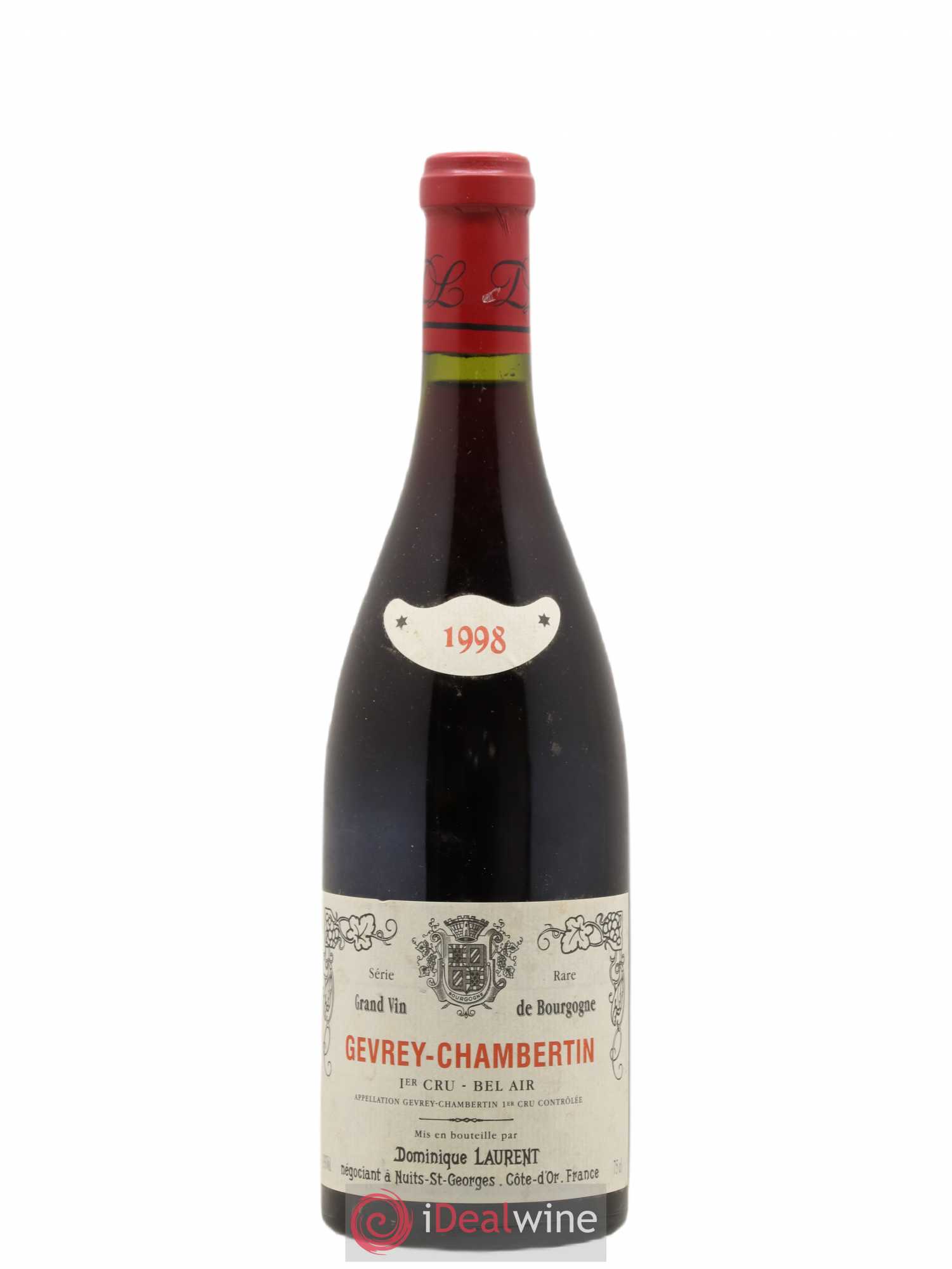 Gevrey-Chambertin 1er Cru Bel Air Dominique Laurent 1998 - Lot de 1 bouteille - 0