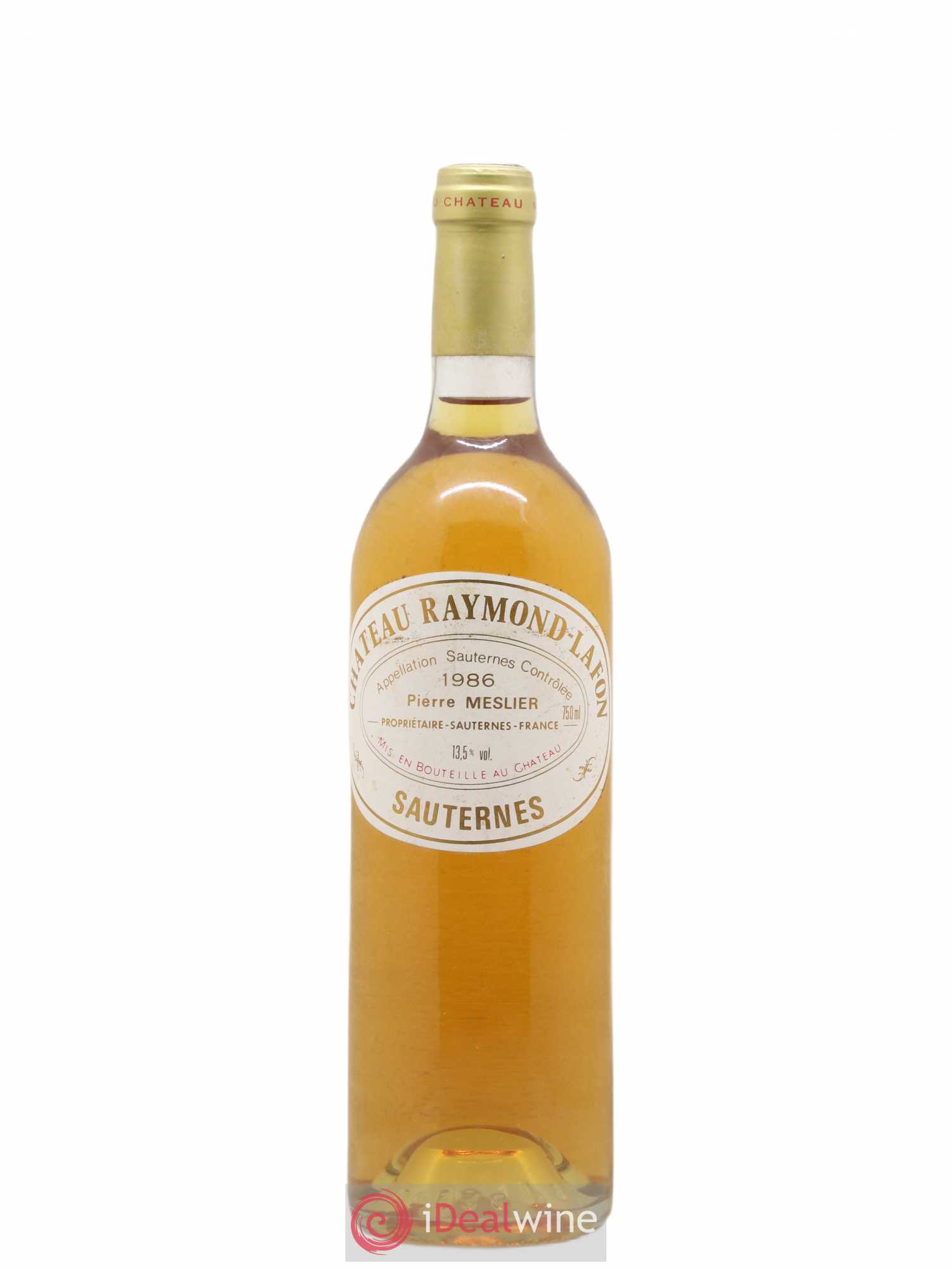 Château Raymond Lafon 1986 - Lot de 1 bouteille - 0