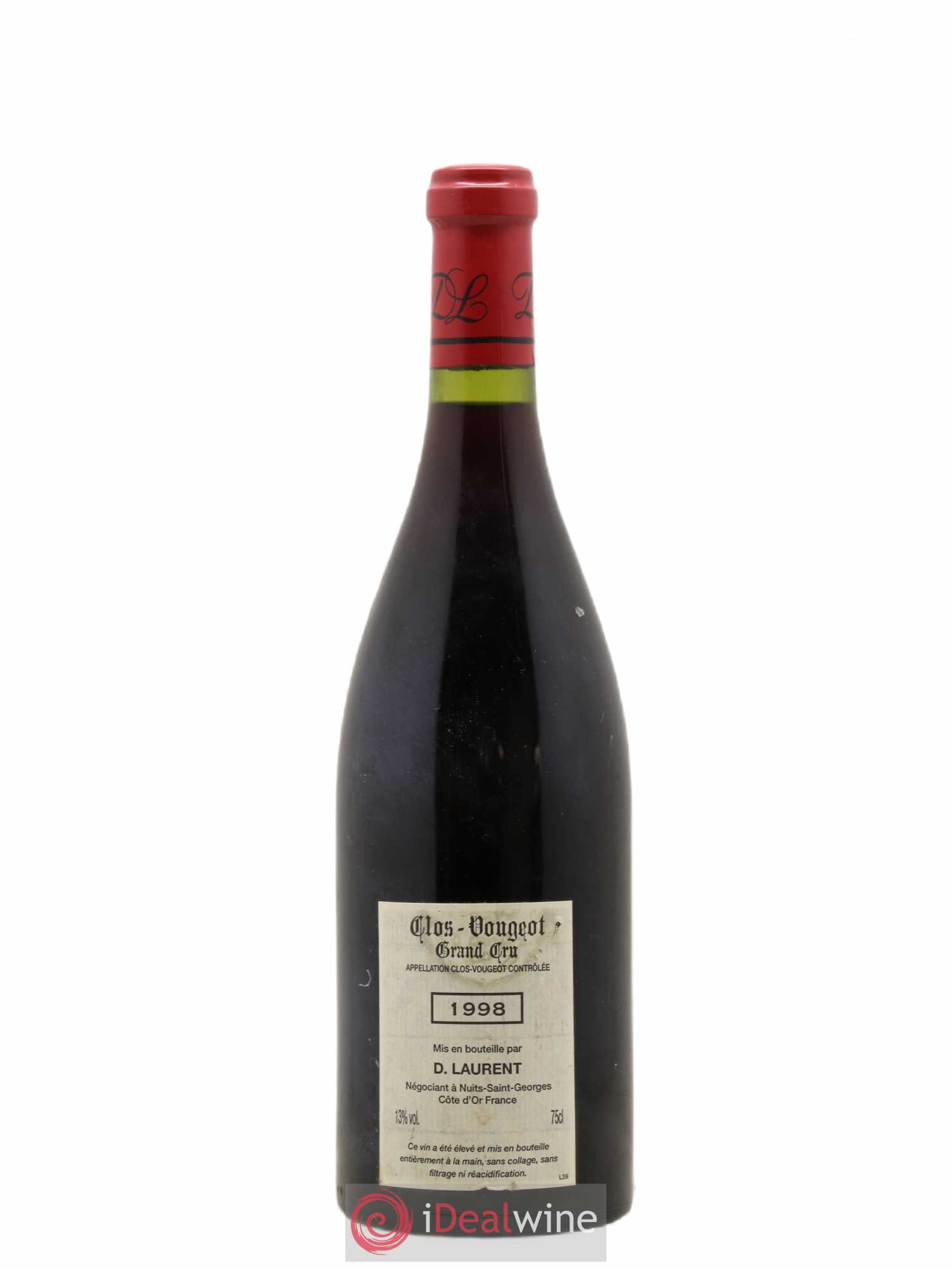 Clos de Vougeot Grand Cru Dominique Laurent 1998 - Lot de 1 bouteille - 1