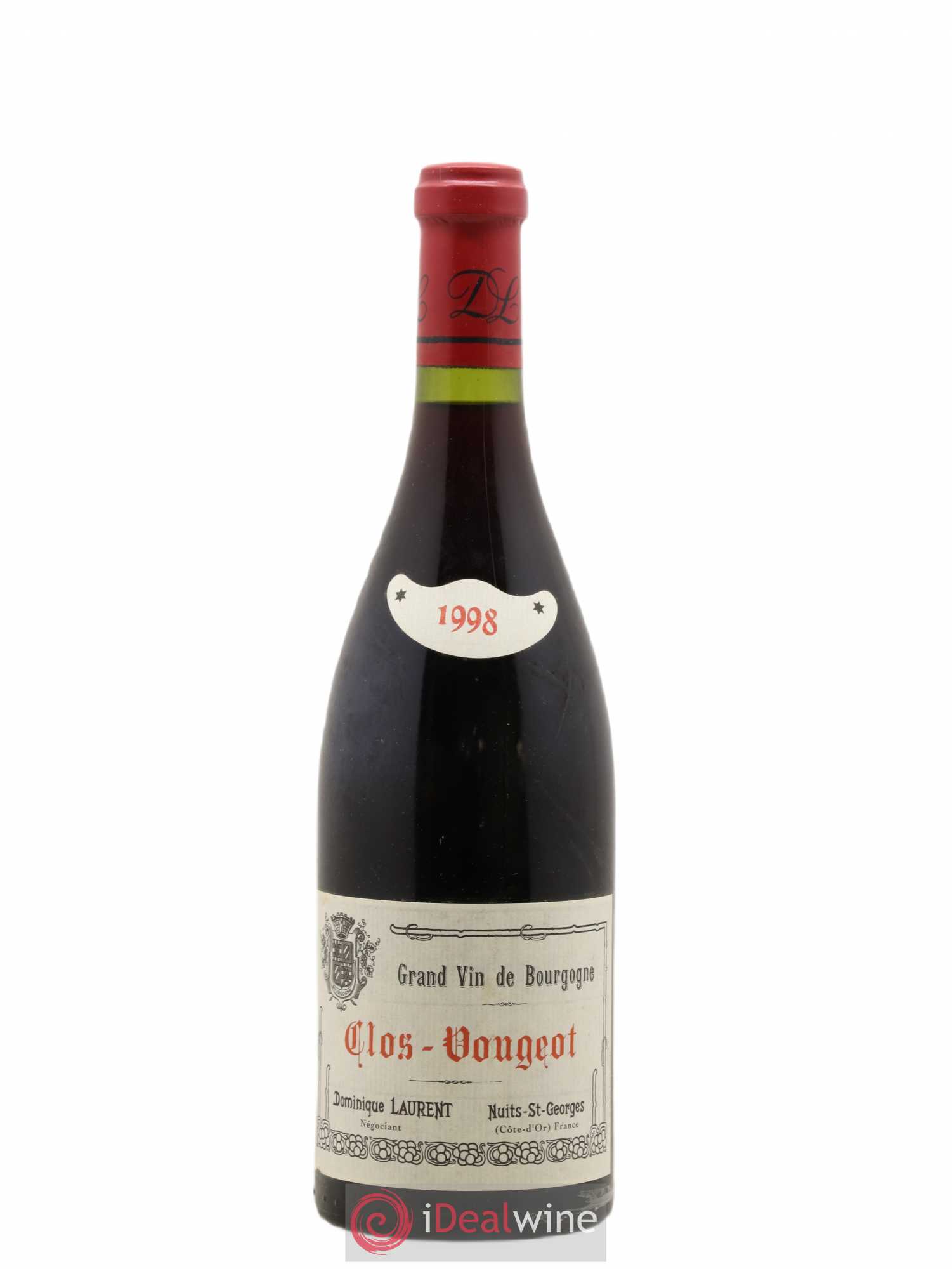 Clos de Vougeot Grand Cru Dominique Laurent 1998 - Lot de 1 bouteille - 0