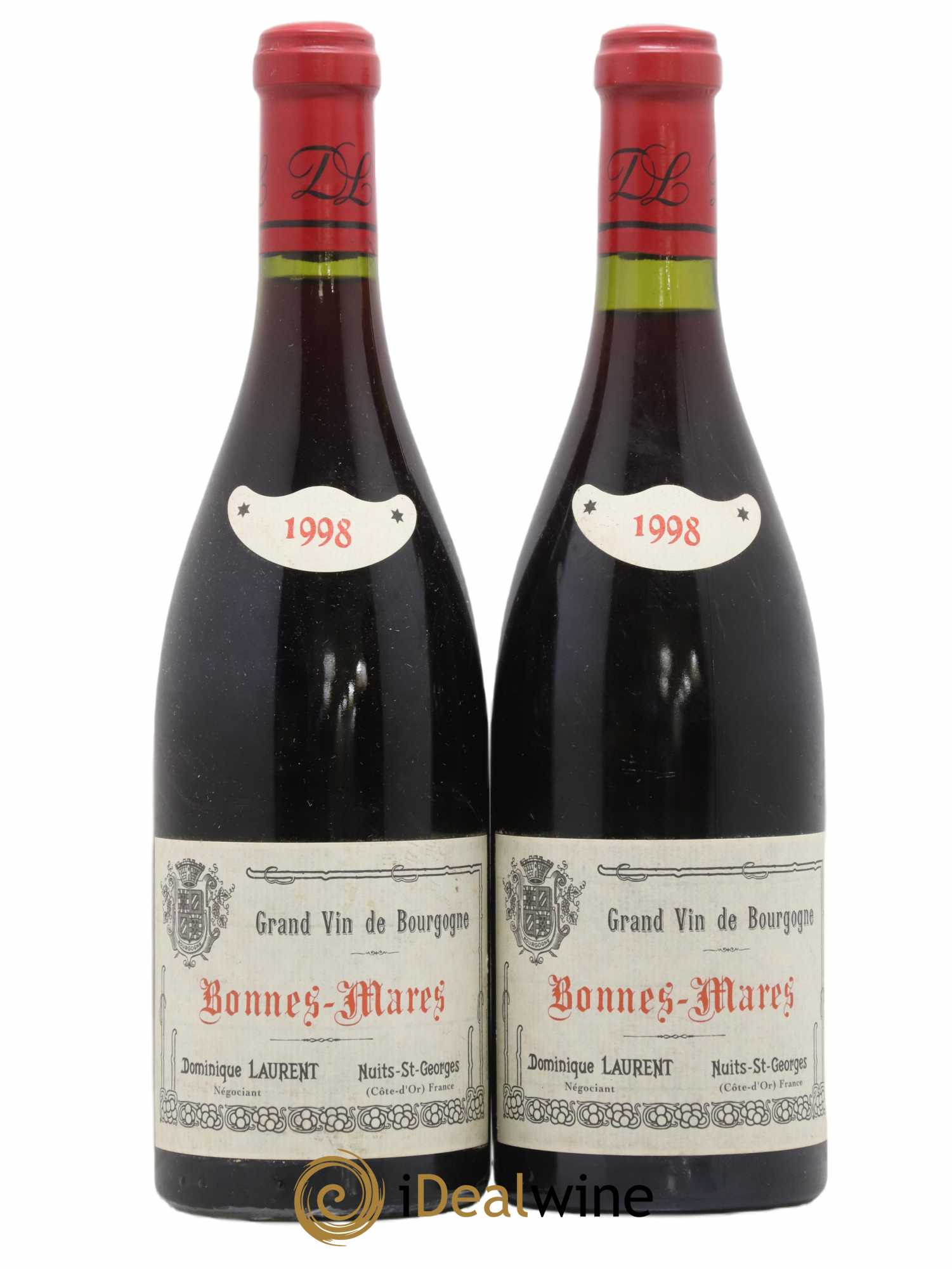 Bonnes-Mares Grand Cru Dominique Laurent 1998 - Lot de 2 bouteilles - 0