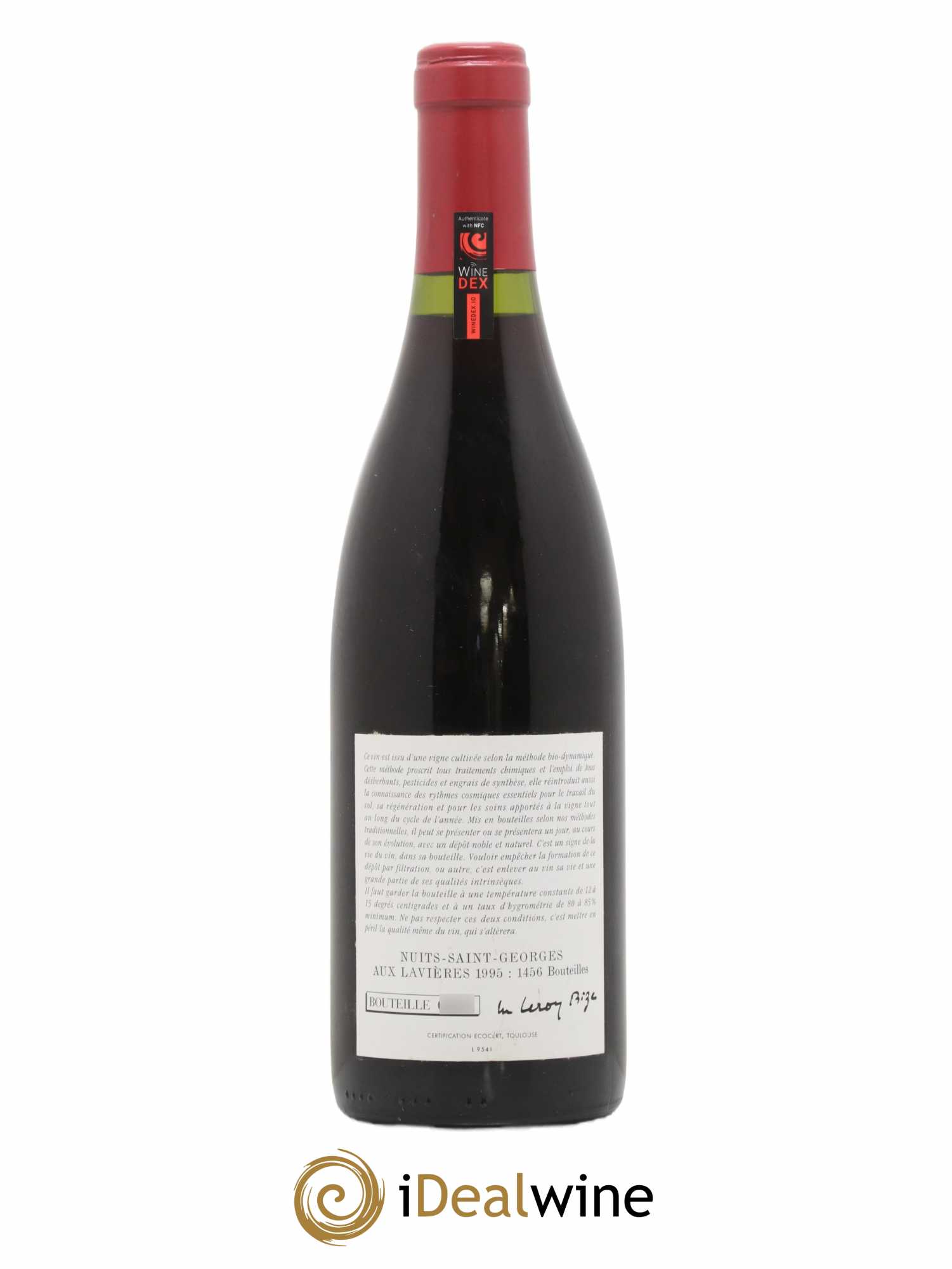 Nuits-Saint-Georges Aux Lavières Leroy (Domaine) 1995 - Lot de 1 bouteille - 1