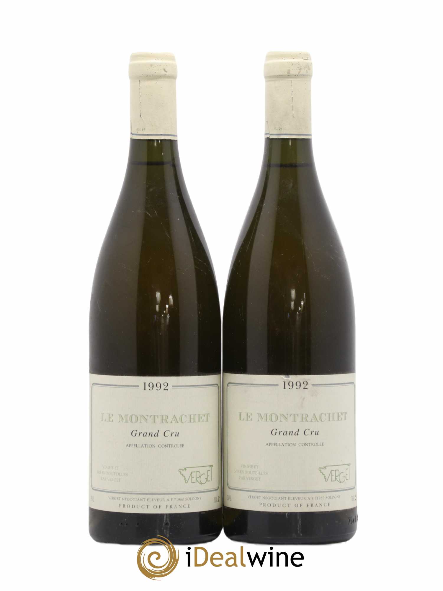 Montrachet Grand Cru Verget 1992 - Lot de 2 bouteilles - 0