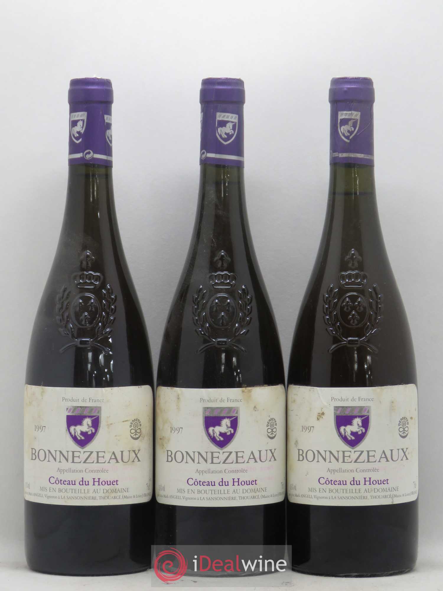Bonnezeaux Coteau du Houet Mark Angeli (Domaine) - Ferme de la Sansonnière 1997 - Lotto di 3 bottiglie - 0