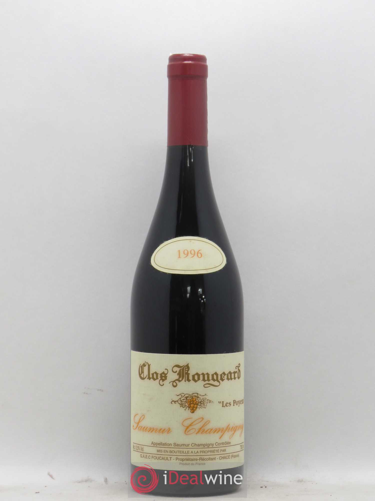 Saumur-Champigny Les Poyeux Clos Rougeard 1996 - Lot de 1 bouteille - 0