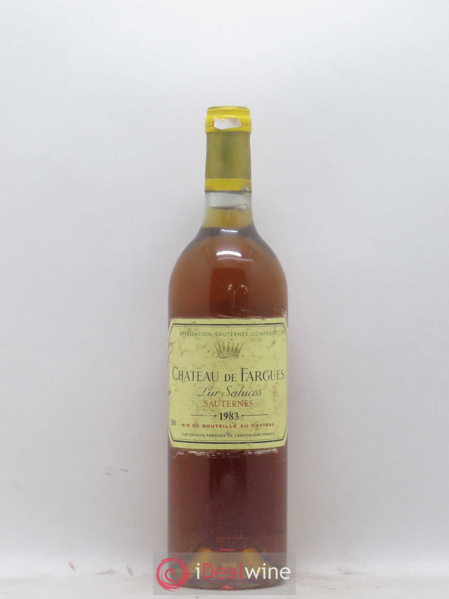 Château de Fargues 1983 - Lotto di 1 bottiglia - 0