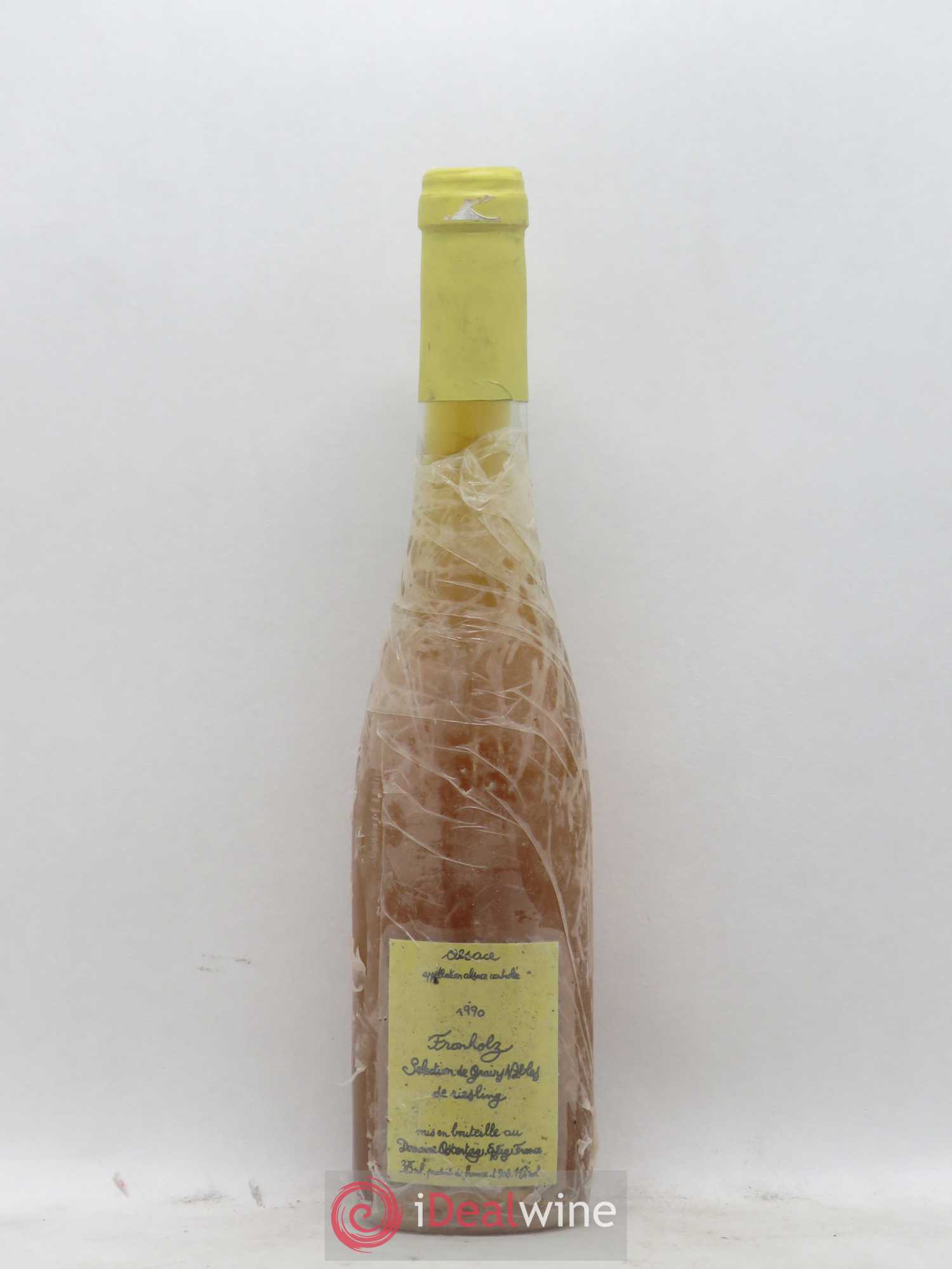 Riesling Sélection de Grains Nobles Fronholz Ostertag (Domaine) 1990 - Posten von 1 Demi-Flasche - 0
