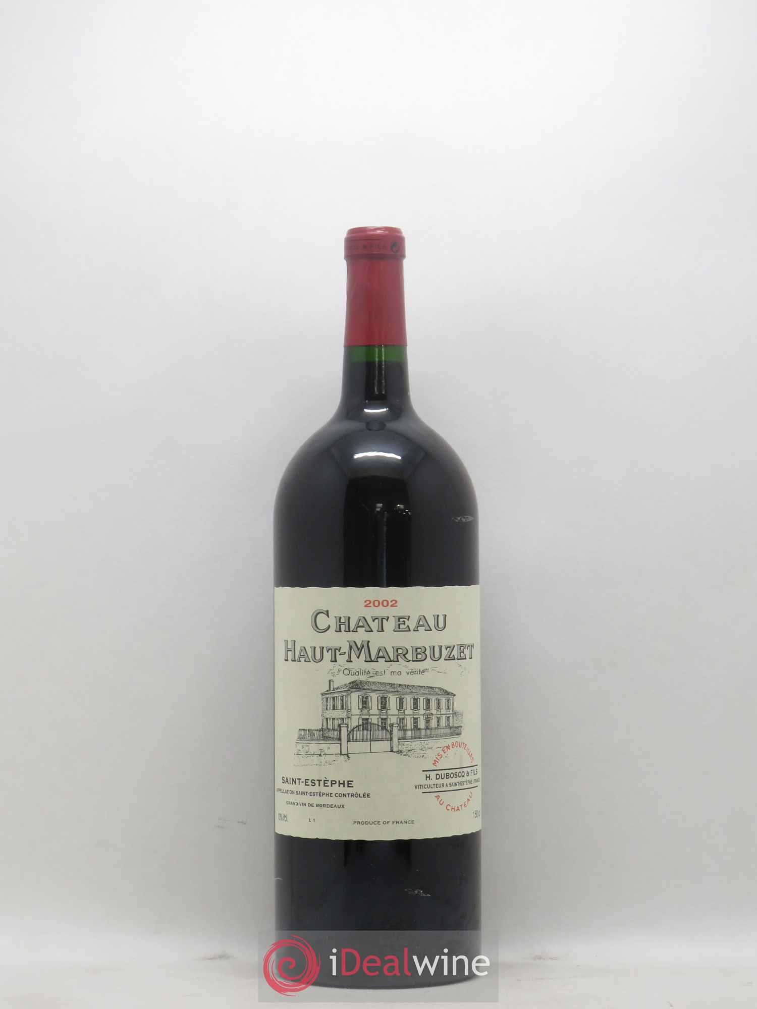 Château Haut Marbuzet 2002 - Lot de 1 magnum - 0
