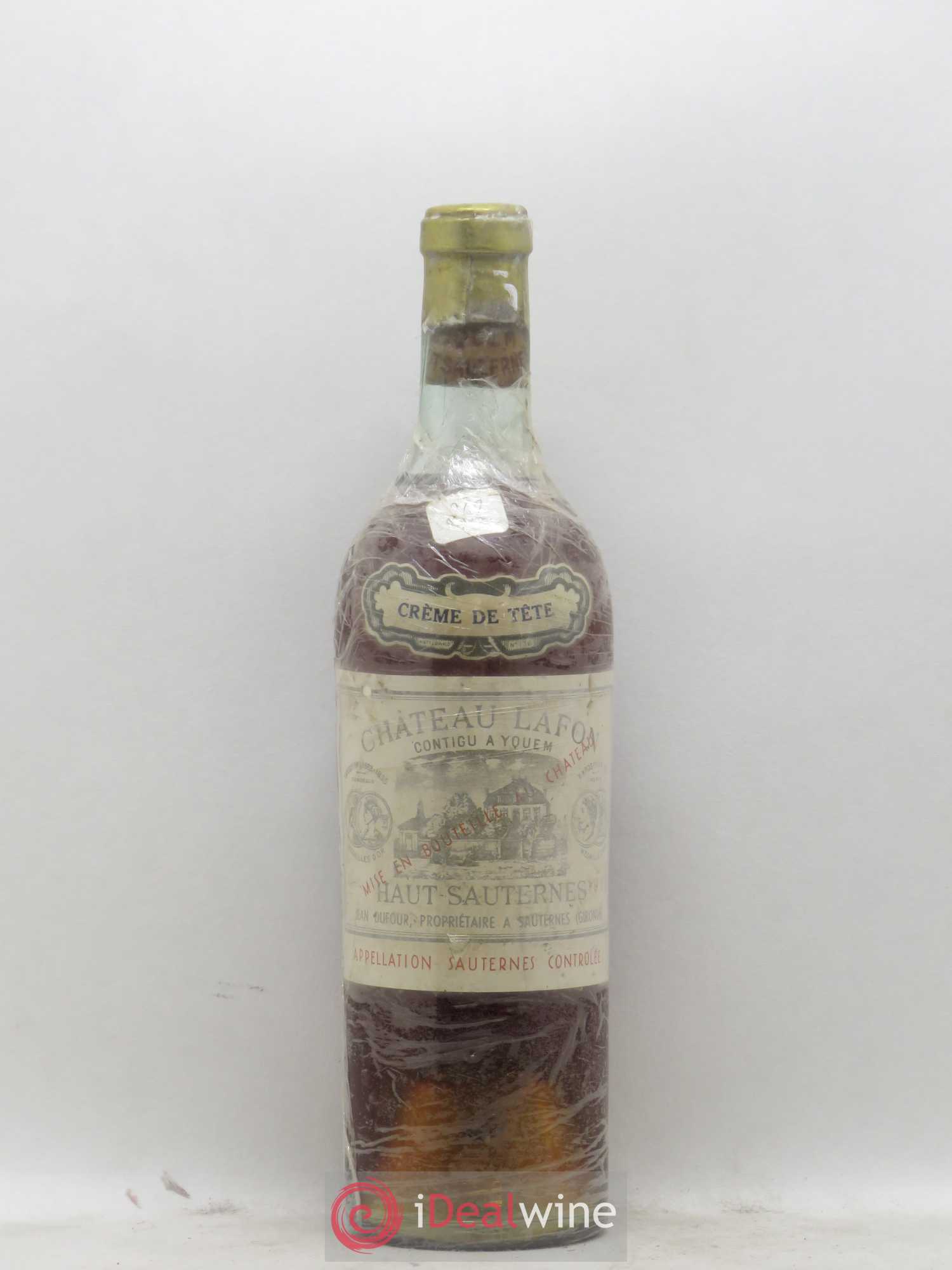Château Lafon Creme de Tete 1962 - Posten von 1 Flasche - 0
