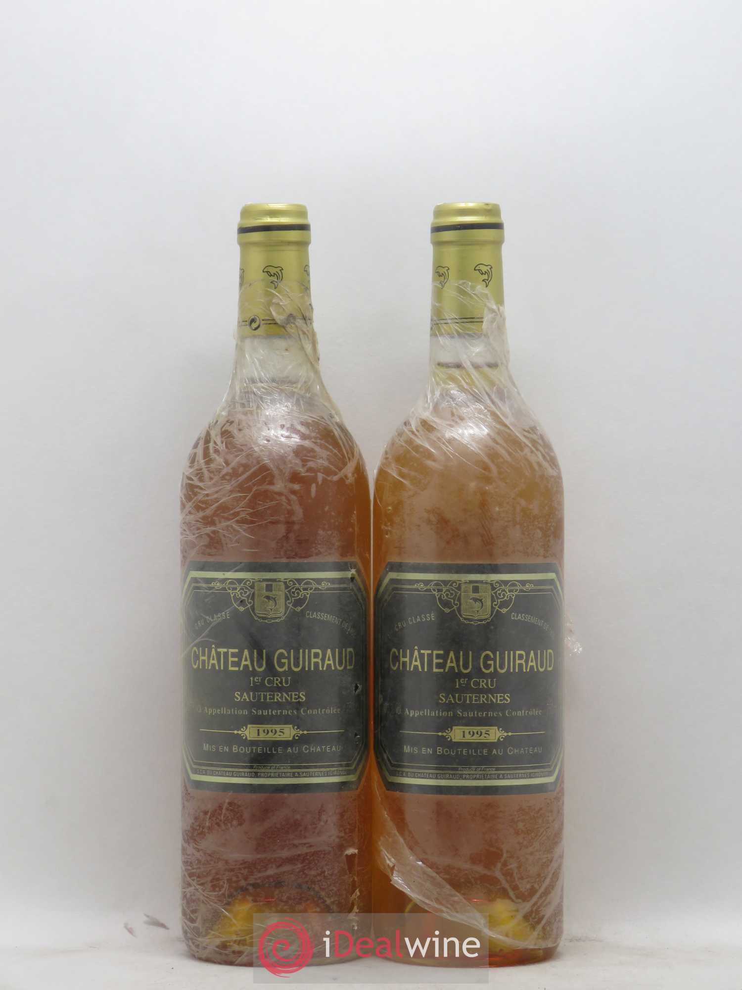 Château Guiraud 1er Grand Cru Classé 1995 - Lotto di 2 bottiglie - 0